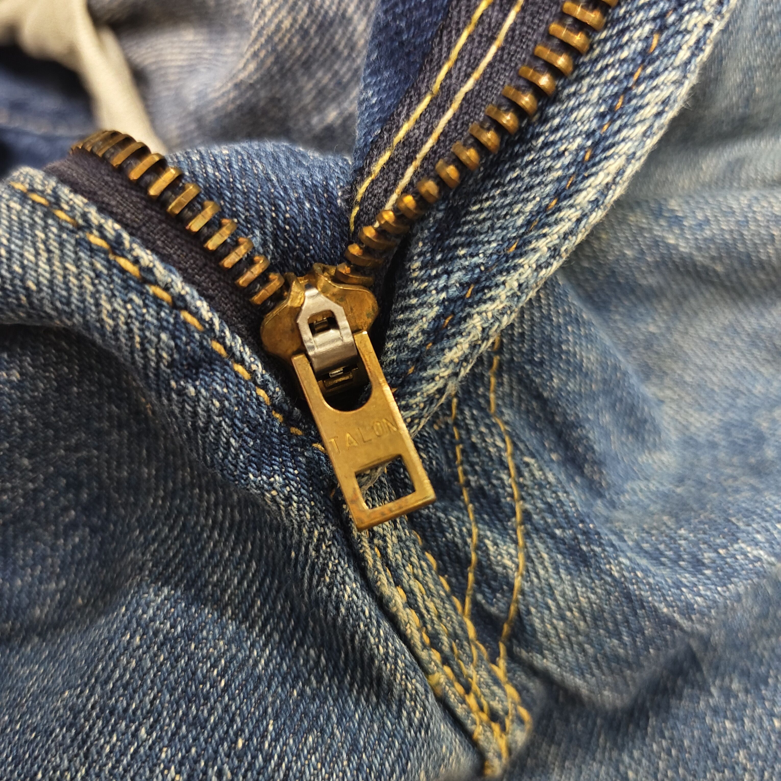 Levi's True Vintage 50s Levi's Big E Hidden Rivets Women Jean Size US 27 - 14 Thumbnail