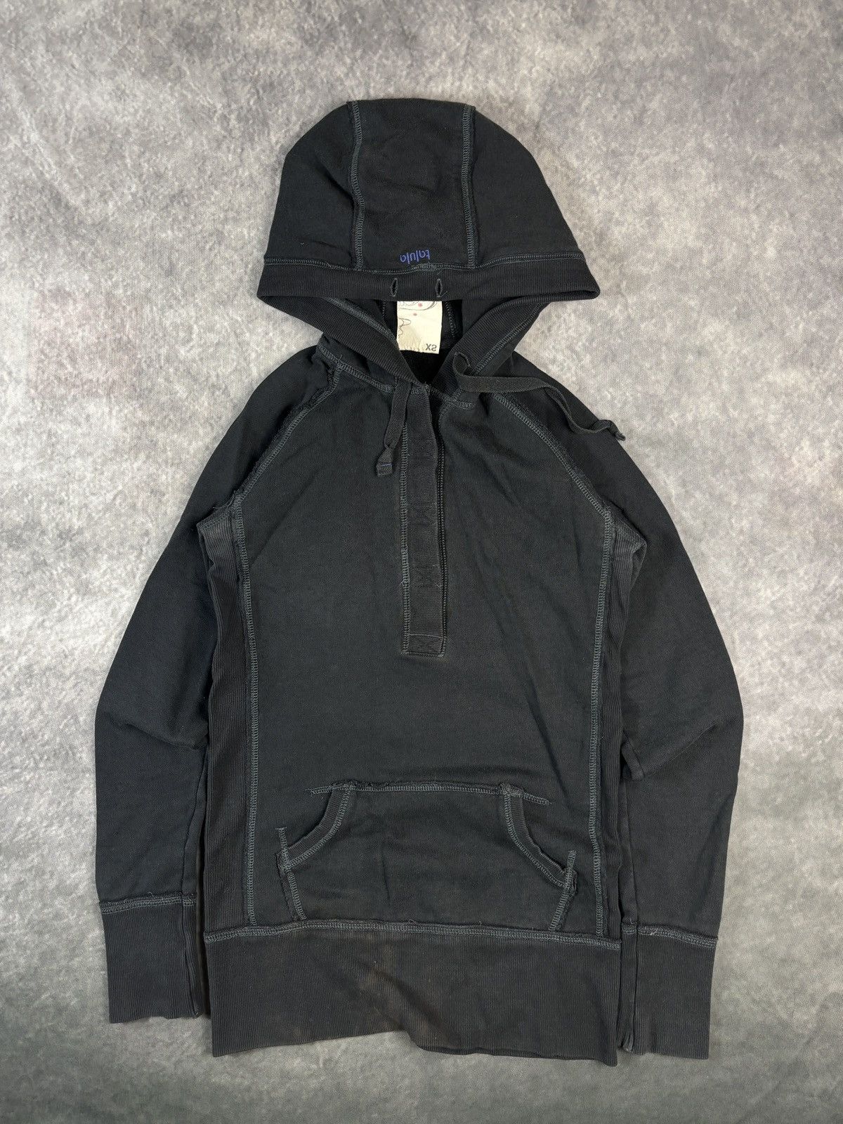 Juicy Couture × Other 2000s Talula Hoodie Vintage Pullover Half Button Sweatshirt Size XS / US 0-2 / IT 36-38 - 3 Thumbnail