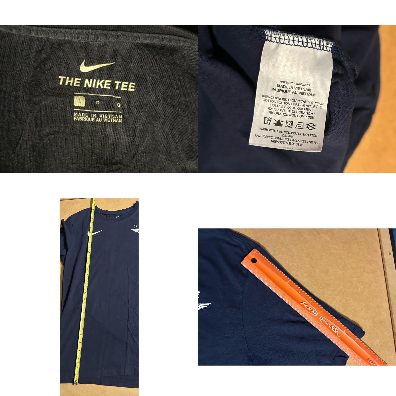 Nike Nike Team USA The Nike Tee Shirt Men Large Navy Blue Eagle Tee Shirt Crew Neck Short Sleeve Graphic Print USA Olympics MENS L Navy Blue Size US L / EU 52-54 / 3 - 9 Thumbnail