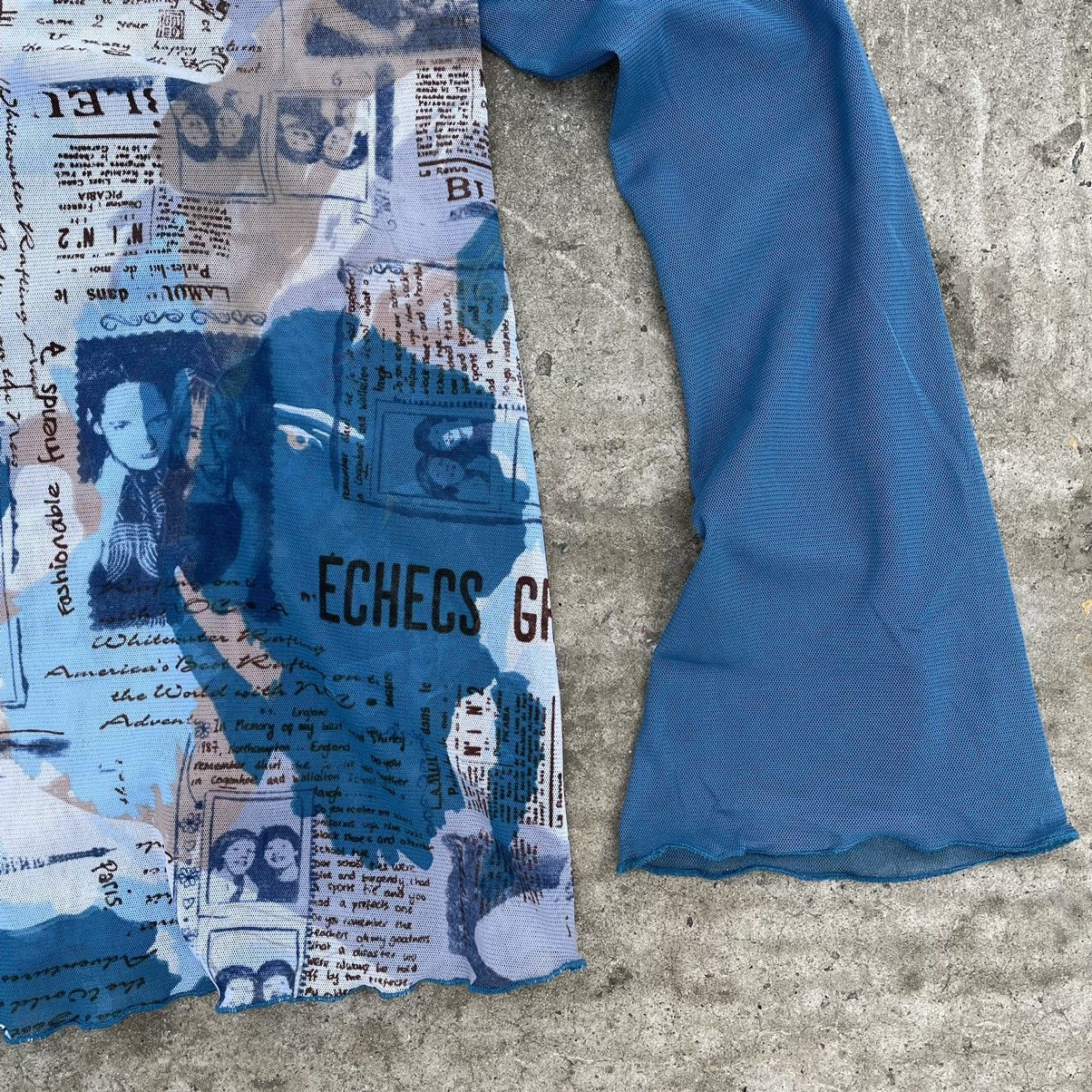 Japanese Brand × Vintage Vintage Japanese Style Long-sleeve T-shirts Avantgarde Y2K Size L / US 10 / IT 46 - 4 Thumbnail