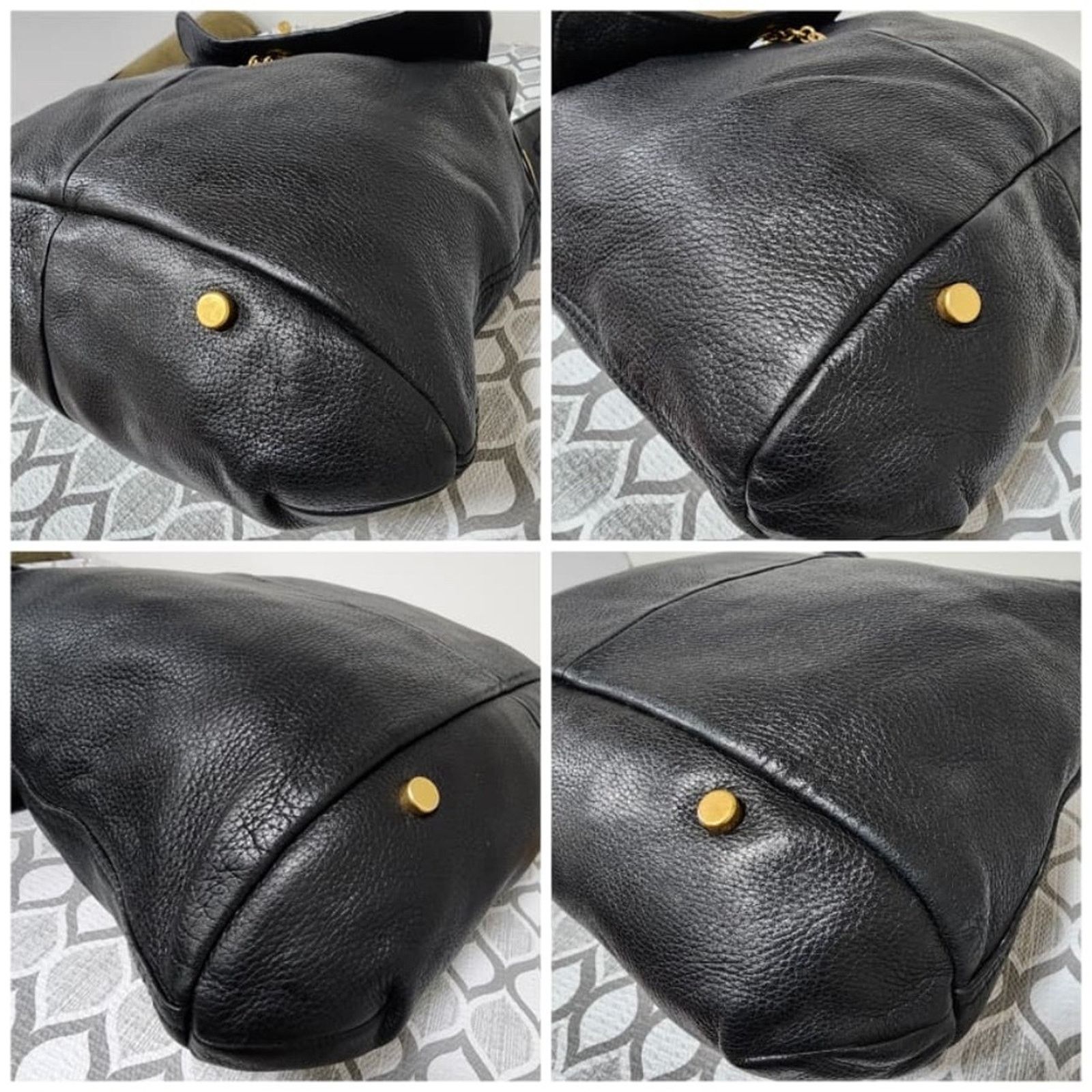 Yves Saint Laurent Yves Saint Laurent Vintage Capri Grain Leather Hobo Bag Blck Size ONE SIZE - 9 Thumbnail