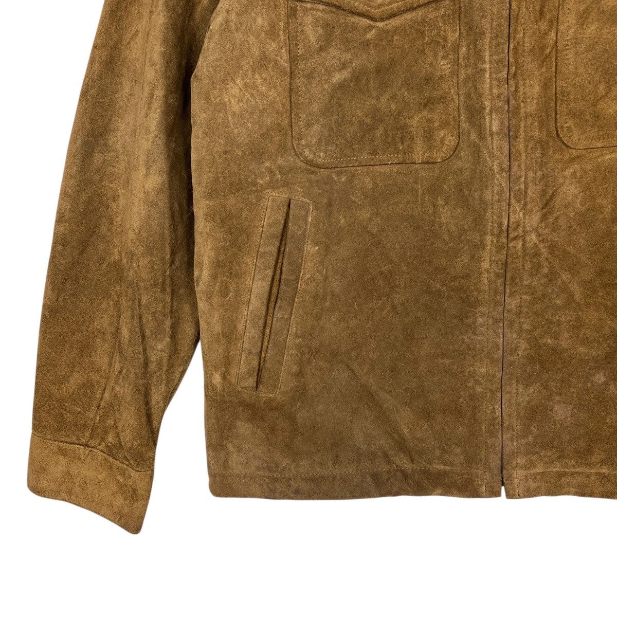 Gap Vintage Gap Suede Leather Trucker Jacket Size US S / EU 44-46 / 1 - 5 Thumbnail
