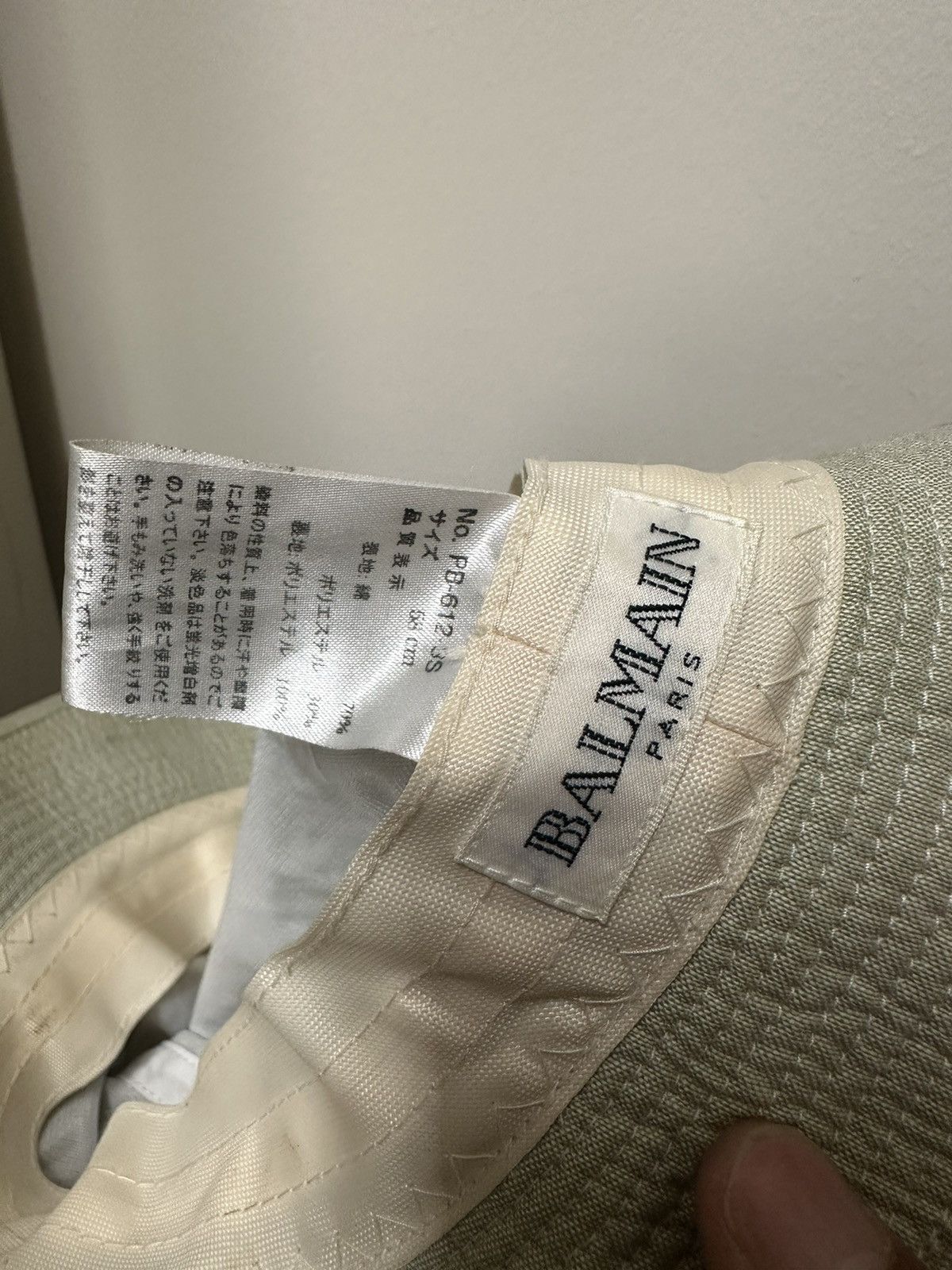 Balmain VTG Balmain Bucket Hat Size ONE SIZE - 9 Thumbnail