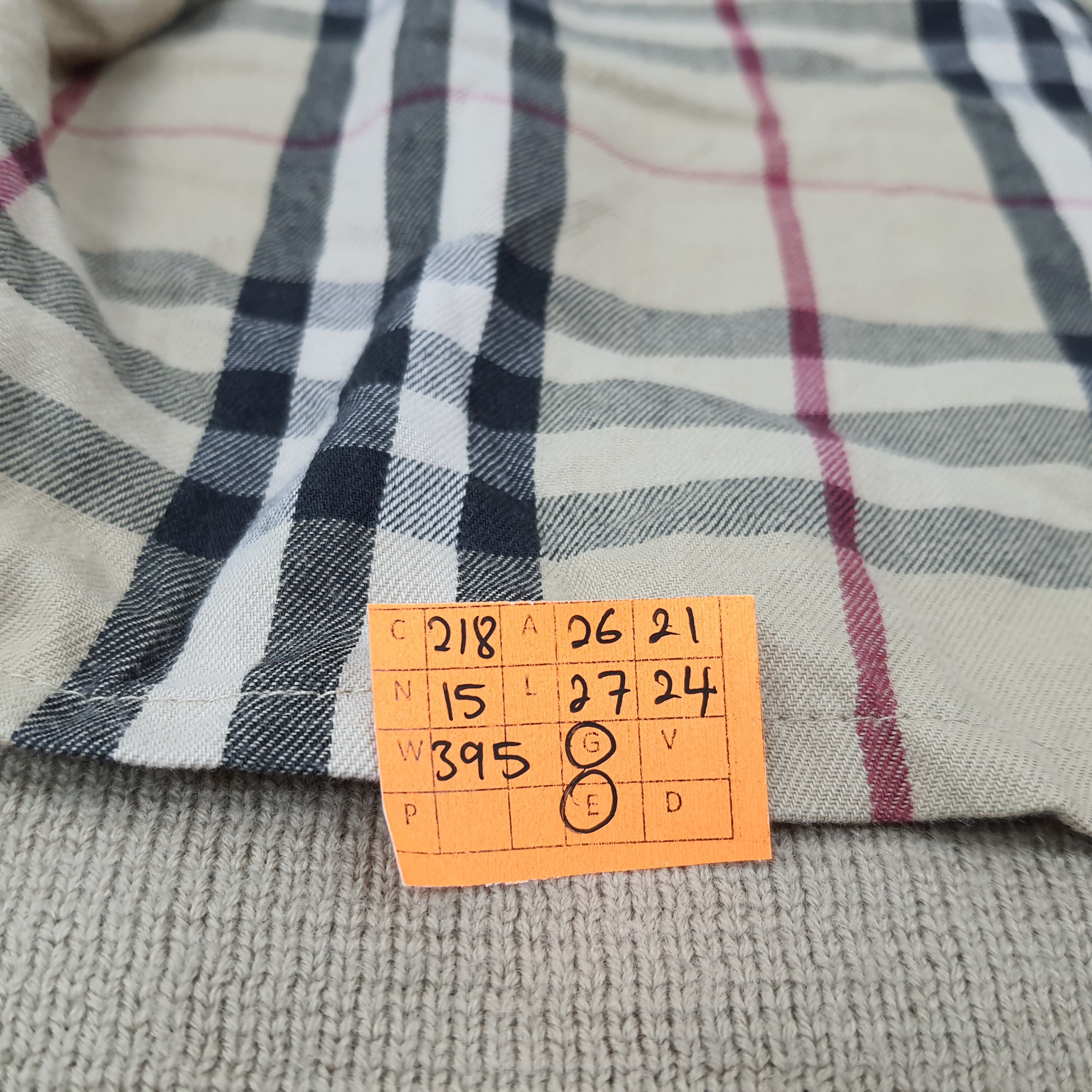 Burberry × Vintage Vintage Burberry London Nova Check Knitted Jacket Size US XL / EU 56 / 4 - 10 Thumbnail