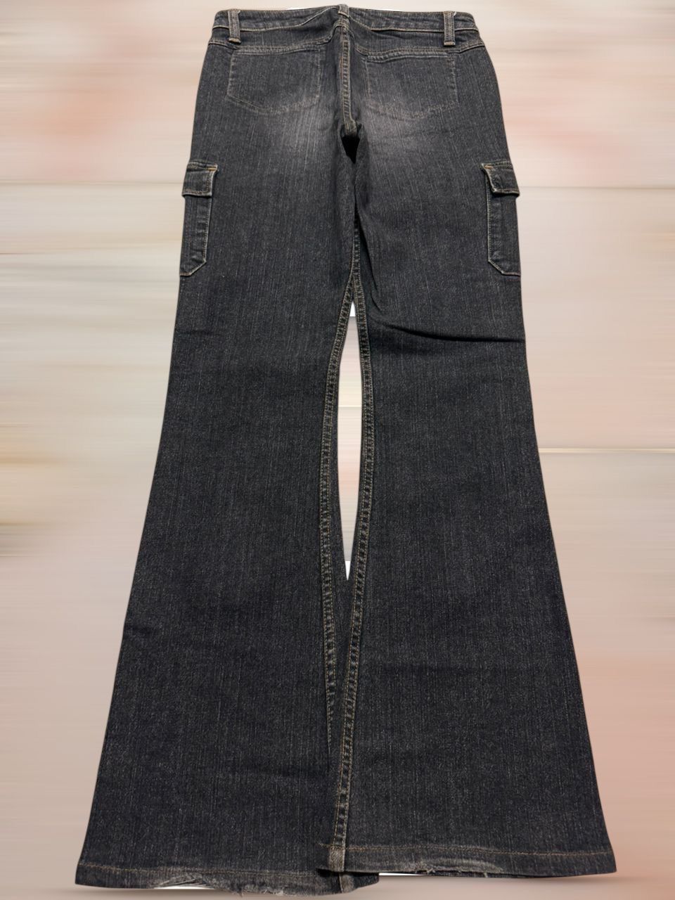 Tornado Mart ARCHIVES 1990s JAPANESE BELL BOTTOM CARGO FADES Size US 26 / EU 42 - 2 Thumbnail