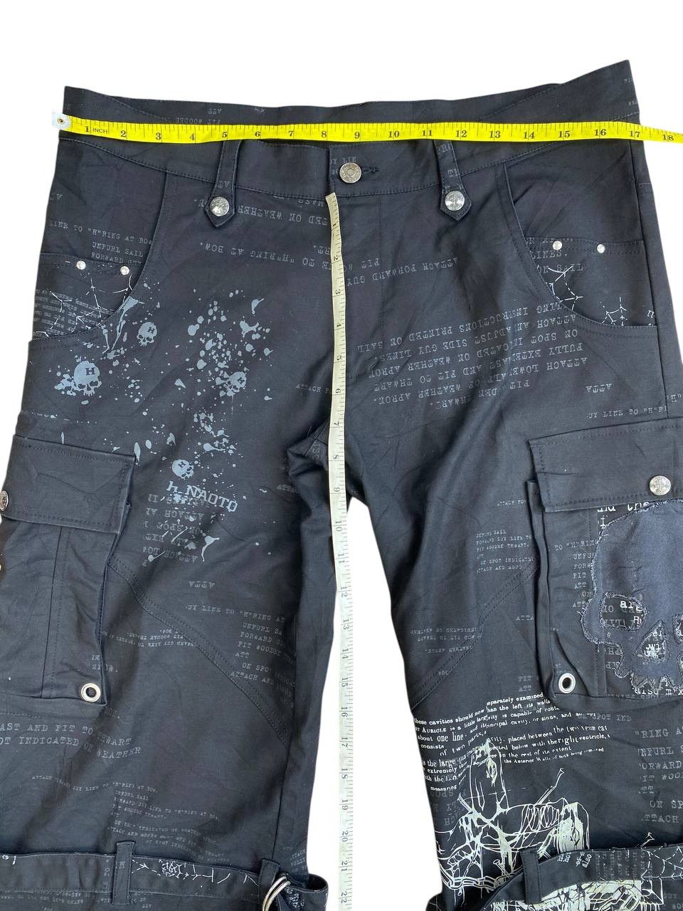 Japanese Brand Y2K H.Anachy Punk Bondage Pants Size US 34 / EU 50 - 10 Thumbnail