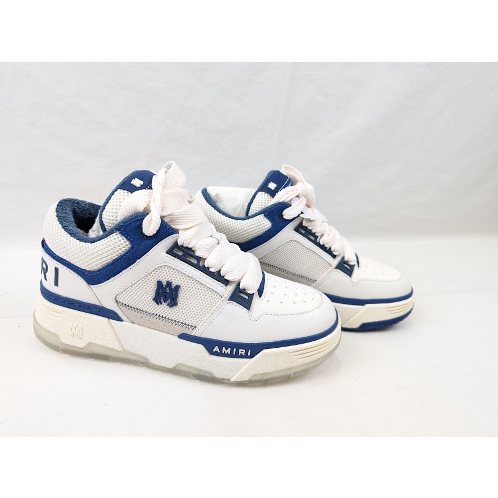Amiri o1rshd1 Q:2 / MA-1 Low-Top Sneakers in Navy / White Size US 13 / EU 46 - 12 Thumbnail