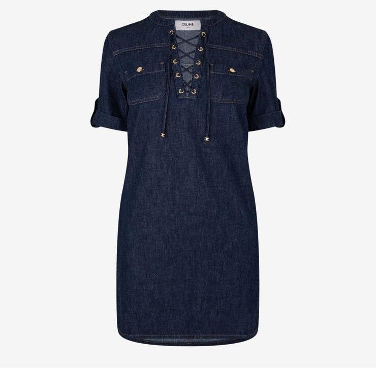 DENIM SHIRT DRESS
