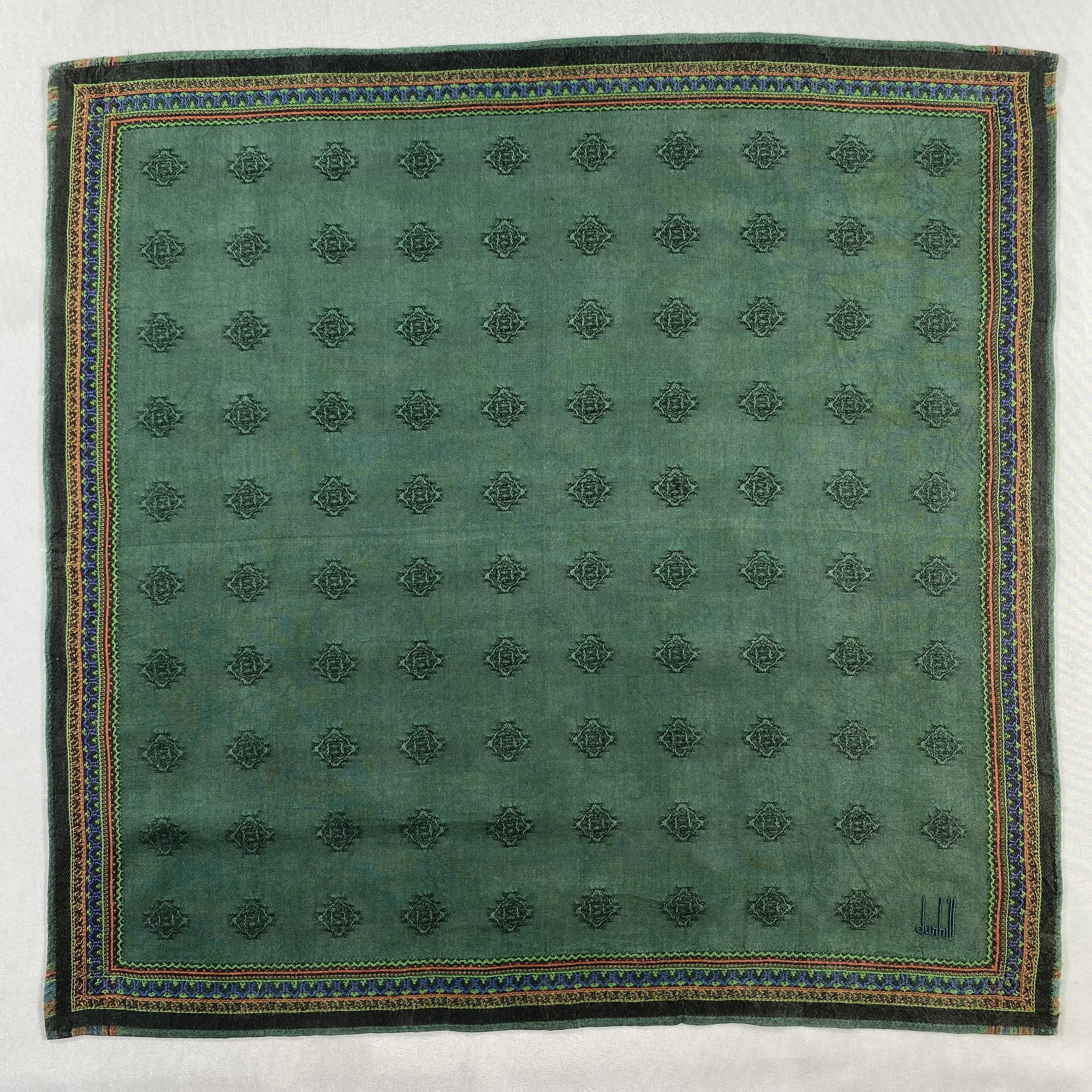 Alfred Dunhill × Vintage Alfred Dunhill Handkerchief / Neckerchief / Bandana-P687 Size ONE SIZE - 1 Thumbnail