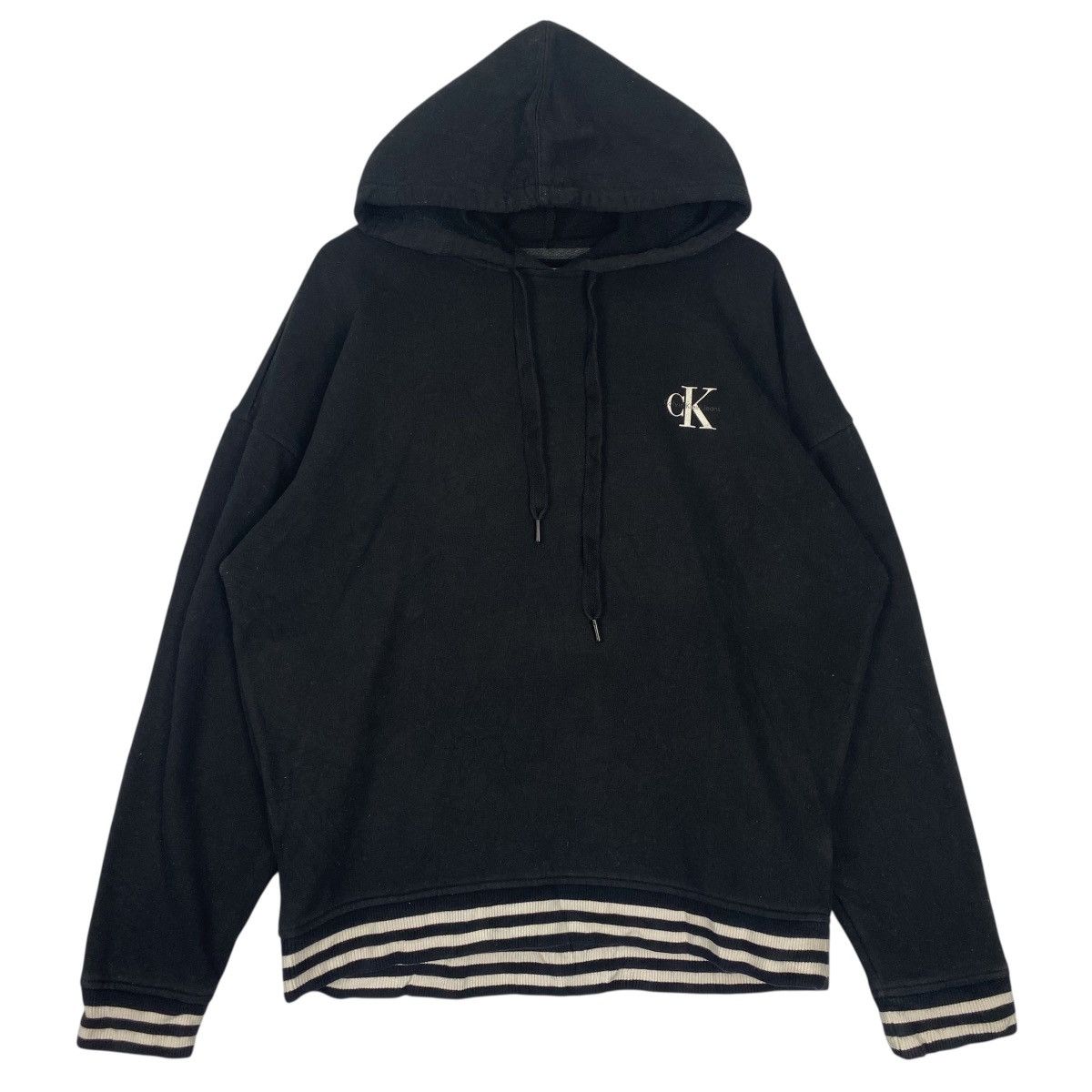 Vintage Calvin Klien Jeans Hoodie Full Zip Big Logo