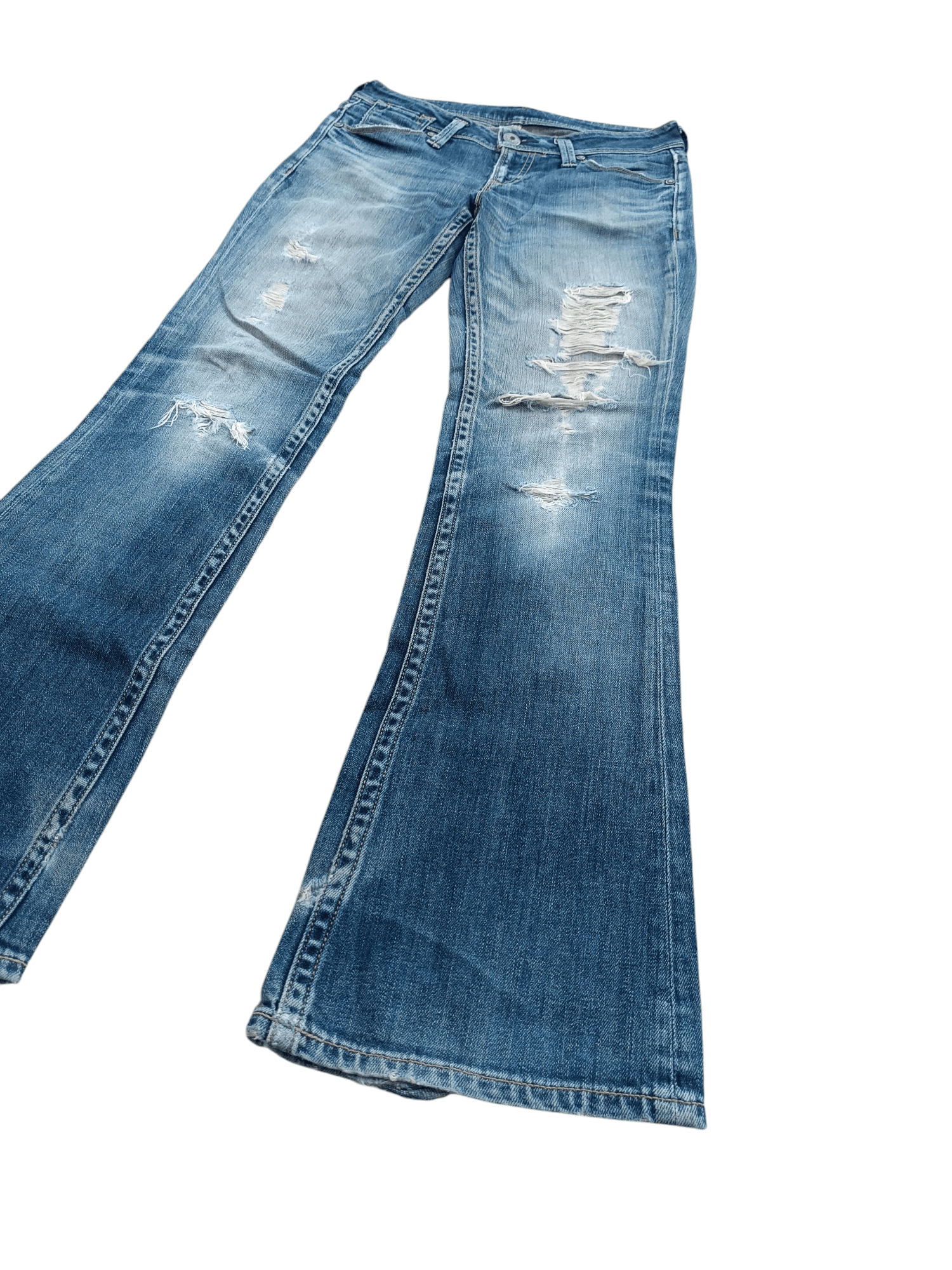 Levi's × Levi's Vintage Clothing × Vintage Vintage Levis Flared Faded Washed Distressed Denim E018 Size US 30 / EU 46 - 1 Thumbnail