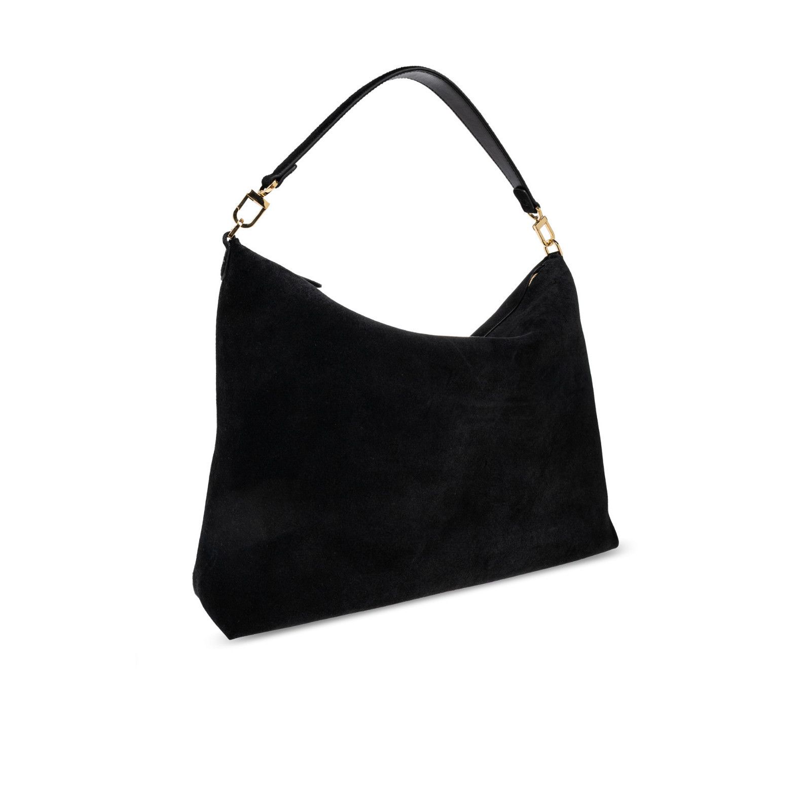 Toteme TOTEME Bevel Black Suede Shoulder Bag New & Authentic Size ONE SIZE - 3 Thumbnail