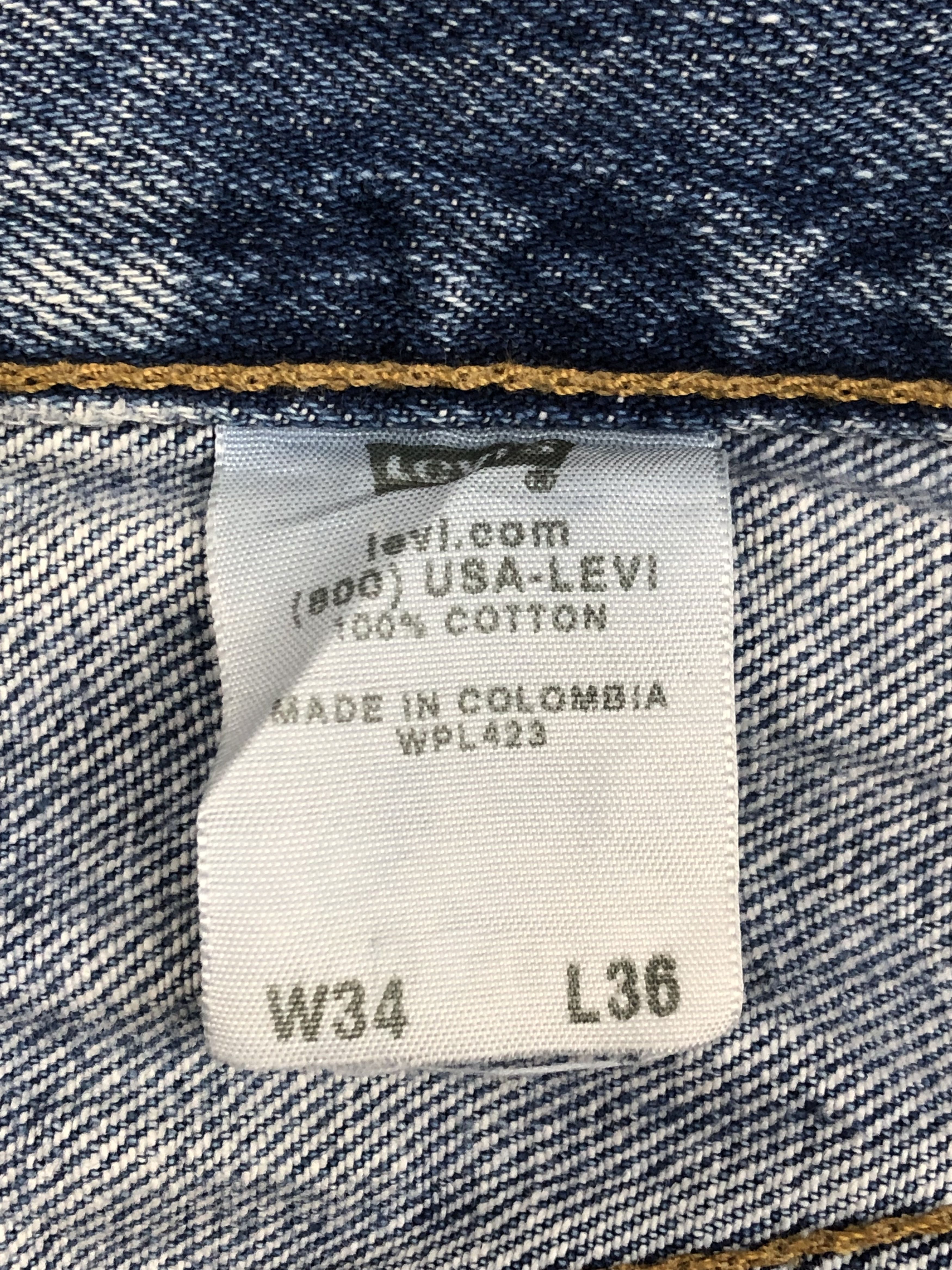 Levi's Vintage Levis 501 Dirty Faded Blue Jeans DPP0154 Size US 34 / EU 50 - 6 Thumbnail