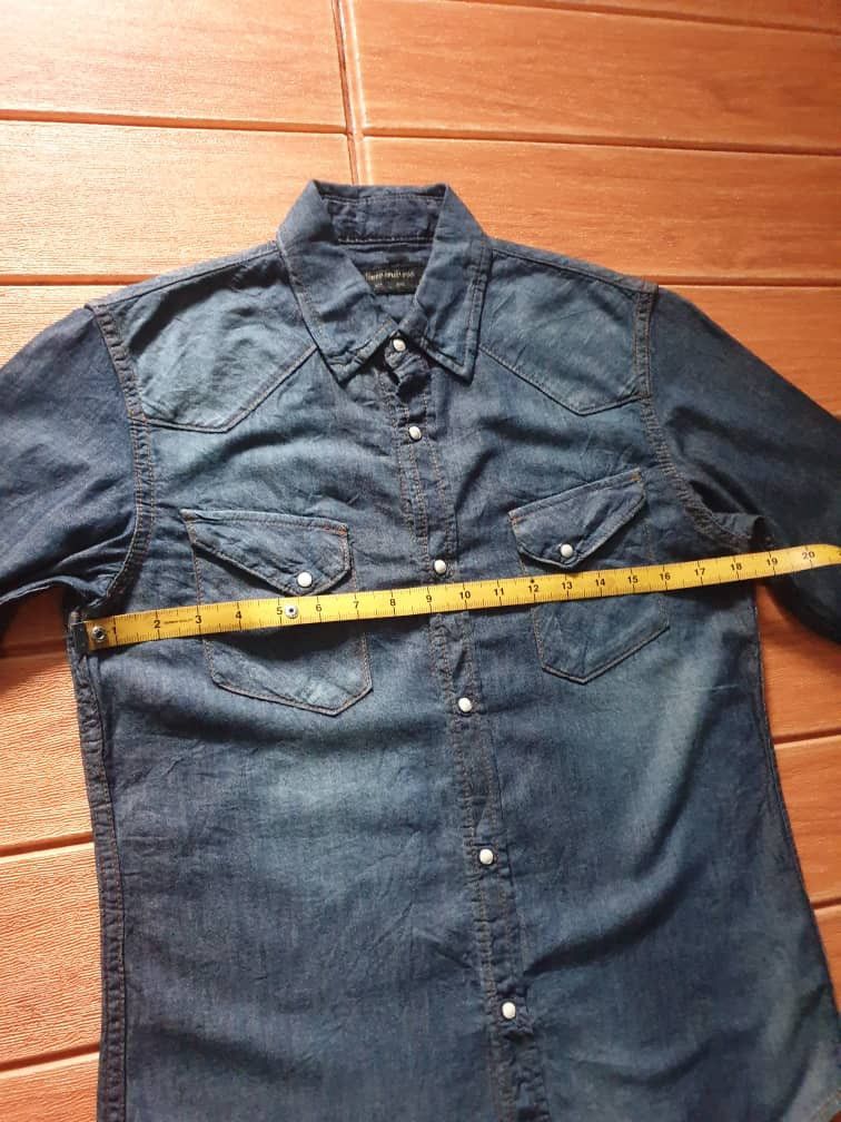 If Six Was Nine 💥3 quater blue colour Nano Uni western shirt Size US S / EU 44-46 / 1 - 7 Thumbnail