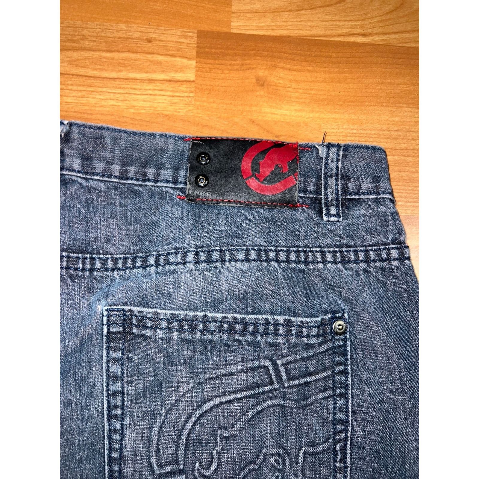 Ecko Unltd. Ecko Unltd Jeans Unlimited Pants Bottoms Baggy Logo Denim 38 Size US 38 / EU 54 - 8 Thumbnail