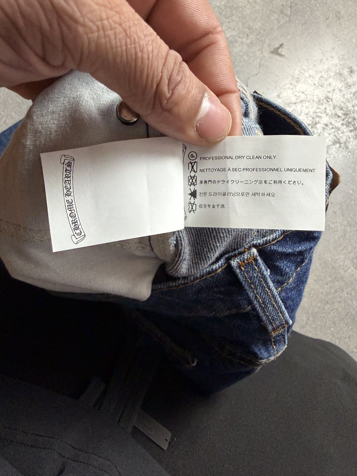 Chrome Hearts Chrome Hearts Levis 517 Cross Patch Dark Wash Jeans Size US 36 / EU 52 - 17 Thumbnail