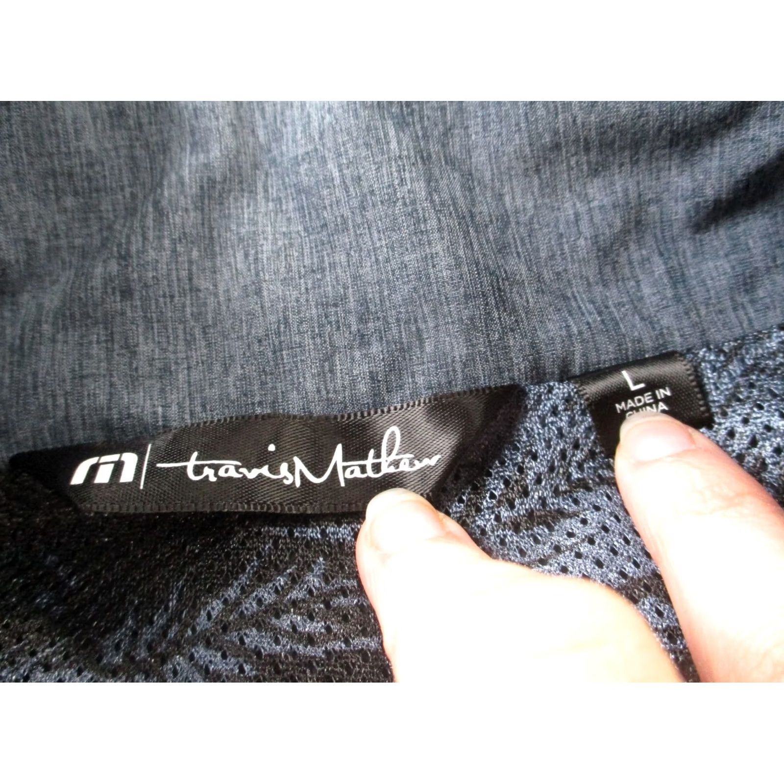 TravisMathew Travis Mathew Jacket Mens L Blue Lined Stretch Performance Hiking Sweater Golf Size US L / EU 52-54 / 3 - 6 Thumbnail
