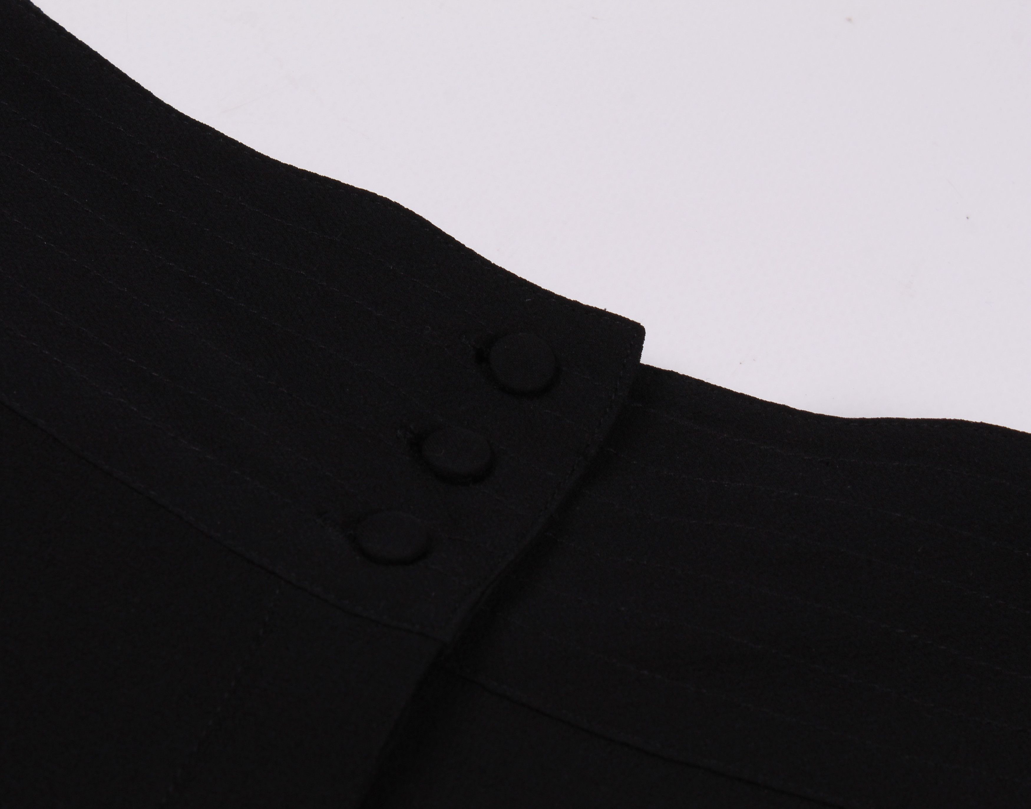 H&M × Karl Lagerfeld Vintage Karl Lagerfeld for H&M Silk Midi Flared Skirt Size 28" / US 6 / IT 42 - 4 Thumbnail