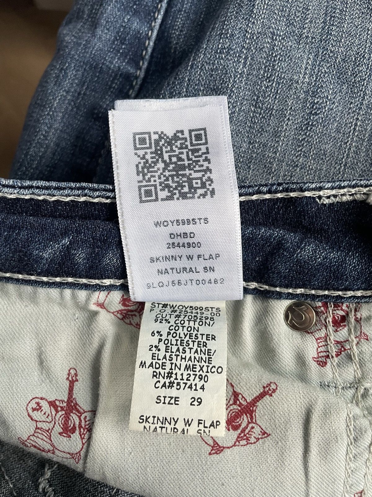 True Religion × Vintage True Religion Vintage Y2k Denim Jeans Trousers Pants Swag Size 29" - 13 Thumbnail