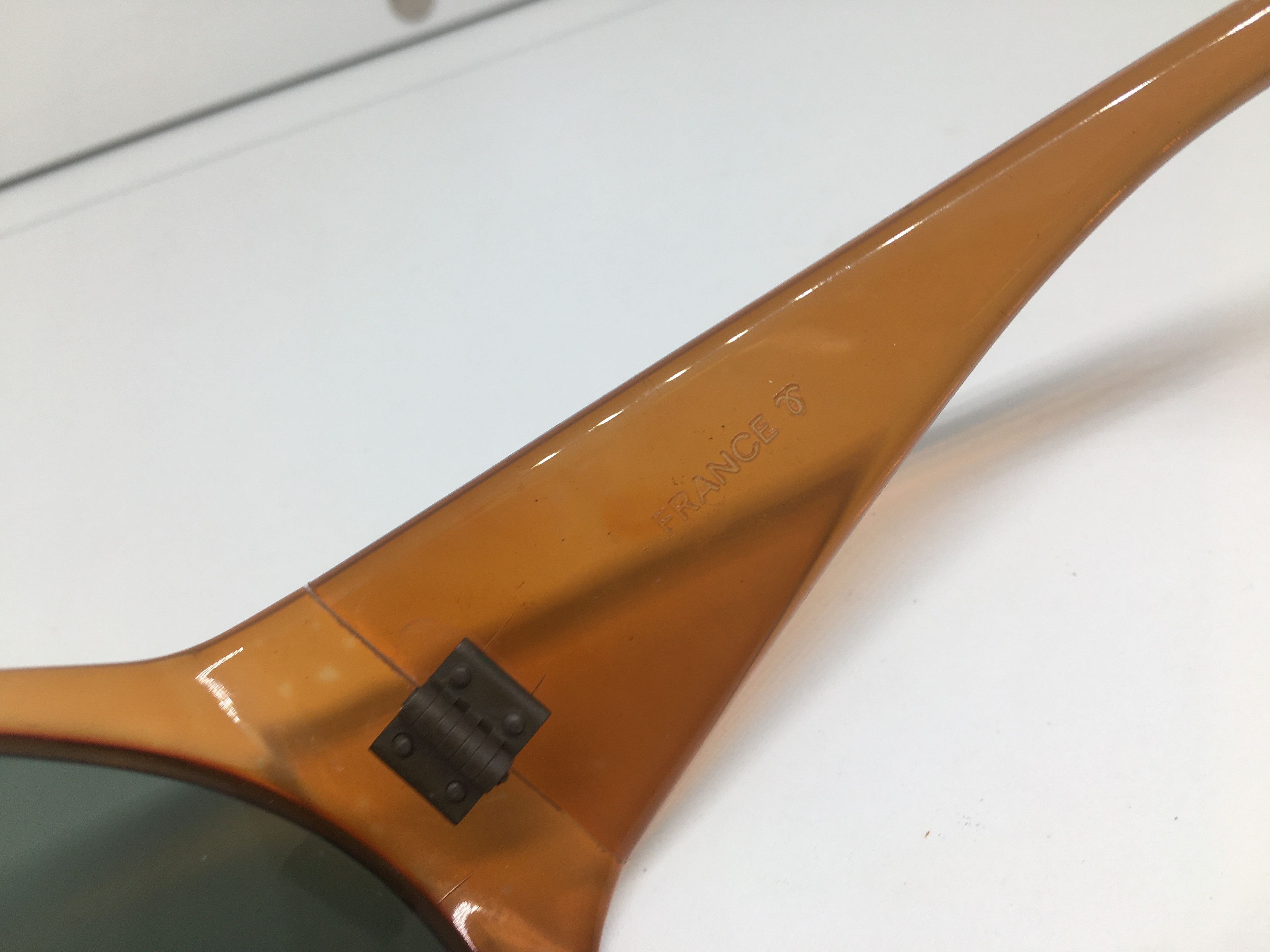 Vintage Vintage Handmade Sunglasses Frame Tempered Glass Lens France Size ONE SIZE - 4 Thumbnail