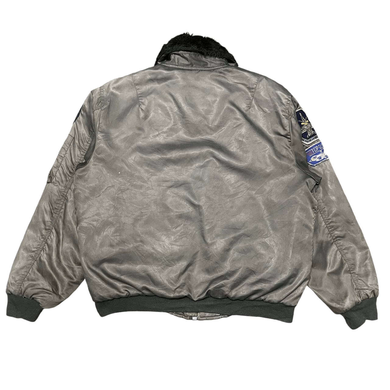 Vintage Vintage Fighting Falcon F16 Flying Military Bomber Jacket Size US M / EU 48-50 / 2 - 13 Thumbnail