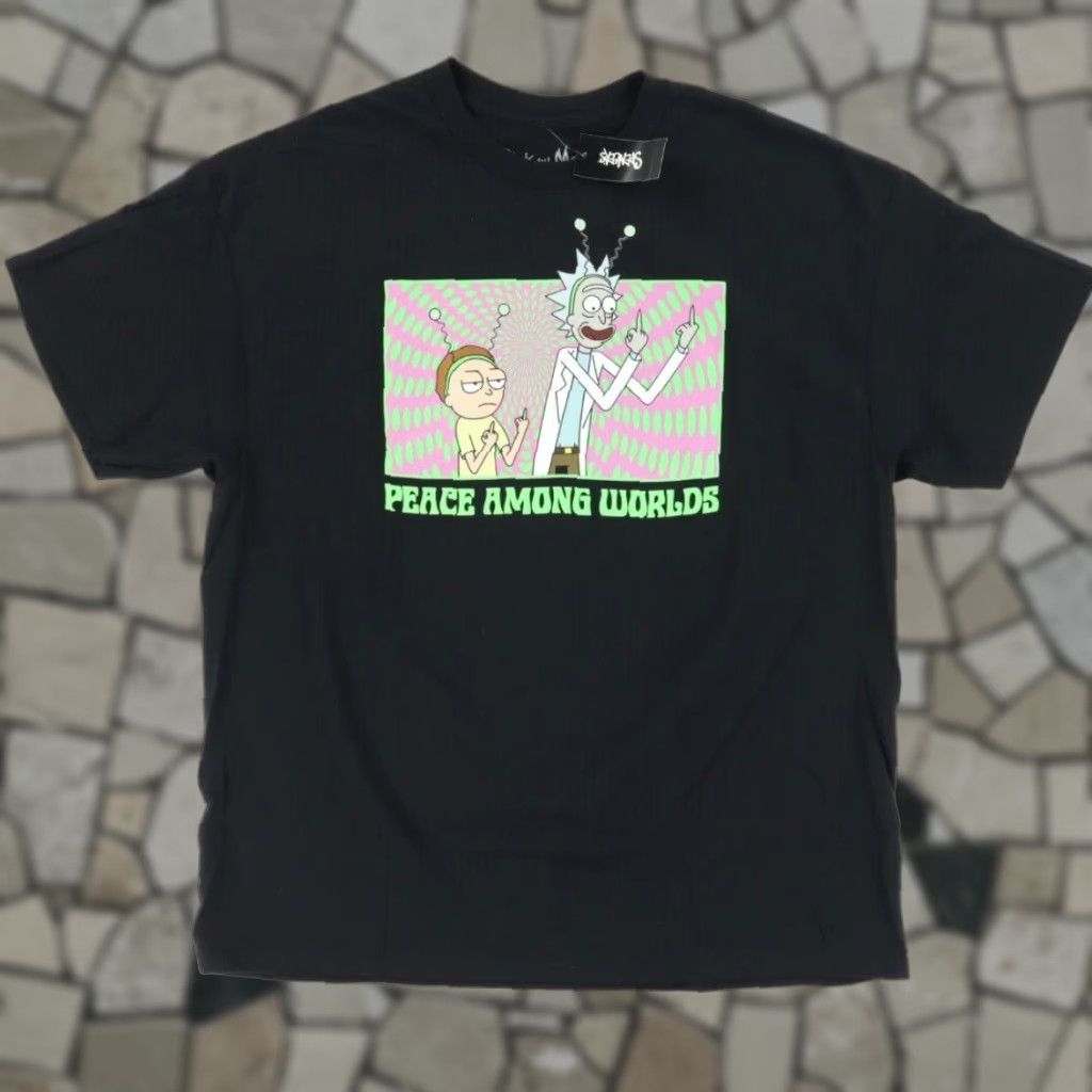 Vintage Rick and Morty Spencers Gifts Solid T-Shirt Black Men's XL Shirt Mens XL Black Rick and Morty Spencers Gifts Solid T-Shirt Size US XL / EU 56 / 4 - 1 Thumbnail