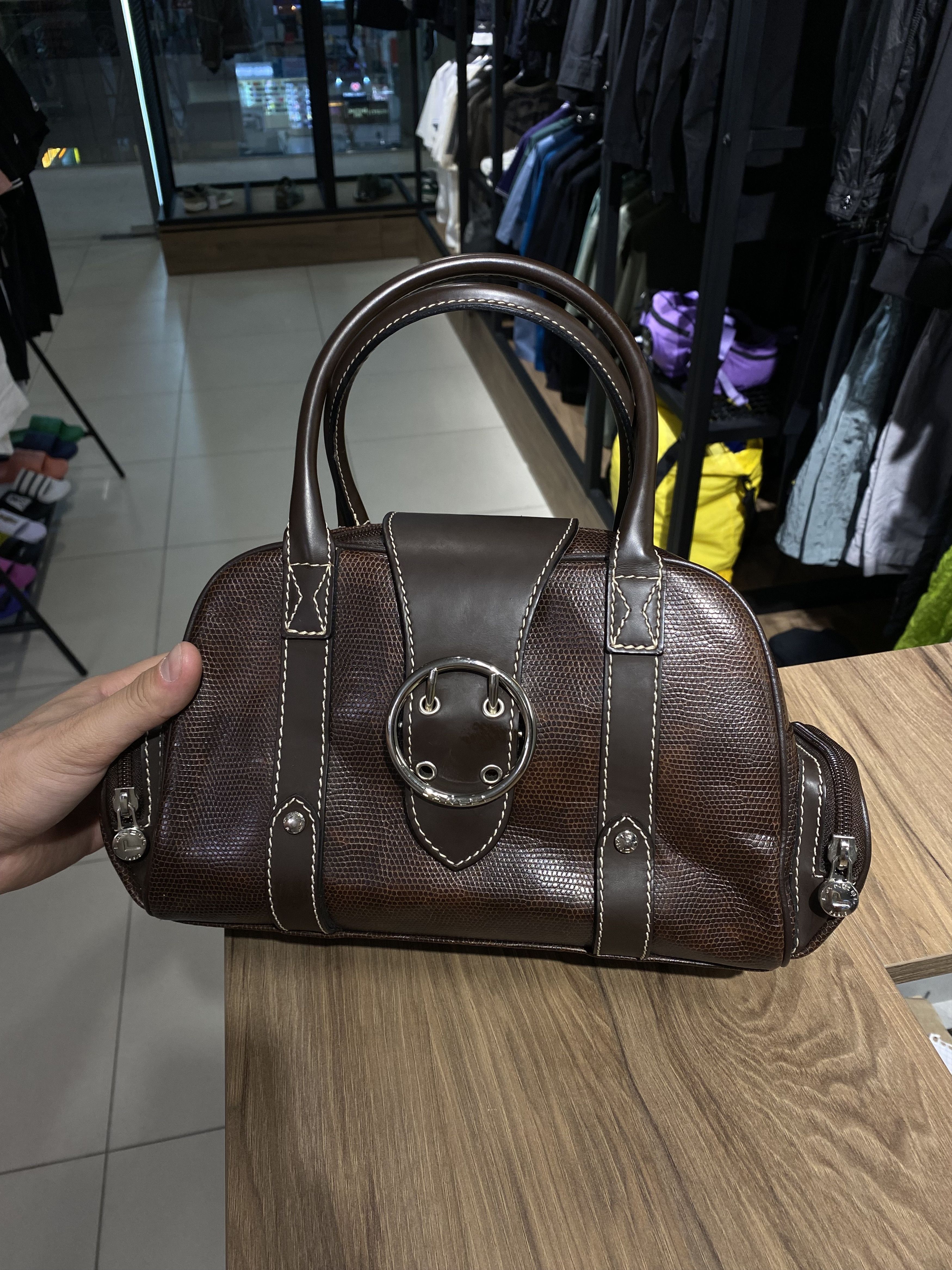 Lancel Lancel Elsa Sellier brown lele leather bag handbag Size ONE SIZE - 2 Thumbnail