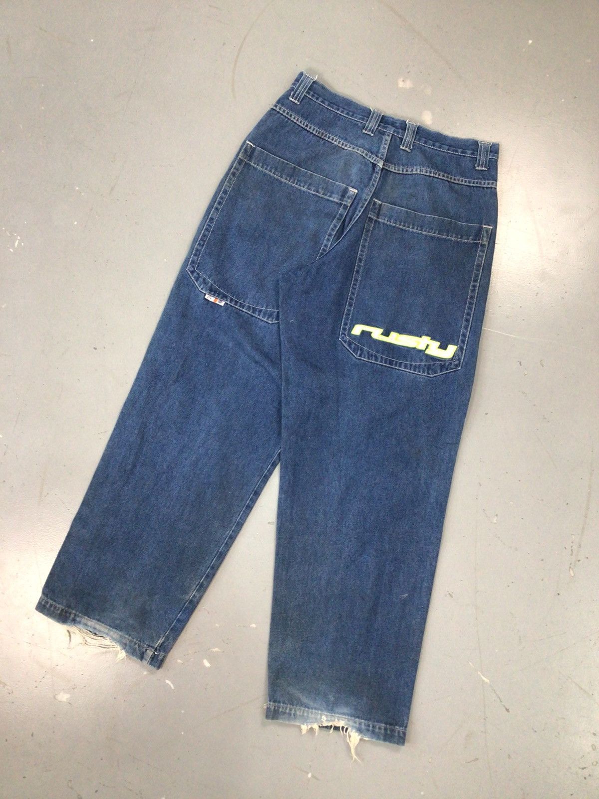 Rusty × Vintage Vintage rusty big pockets SpellOut straight fit denim pants Size US 30 / EU 46 - 7 Thumbnail