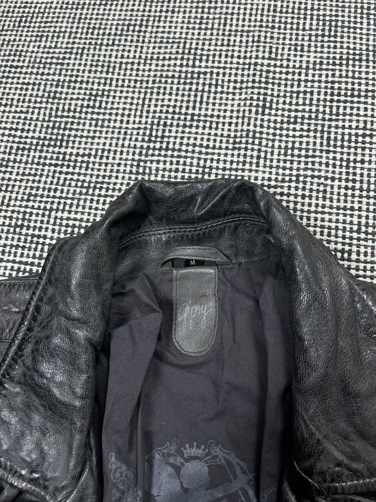 Leather Leather jacket coat parka avant garde matrix opium Size M / US 6-8 / IT 42-44 - 4 Thumbnail