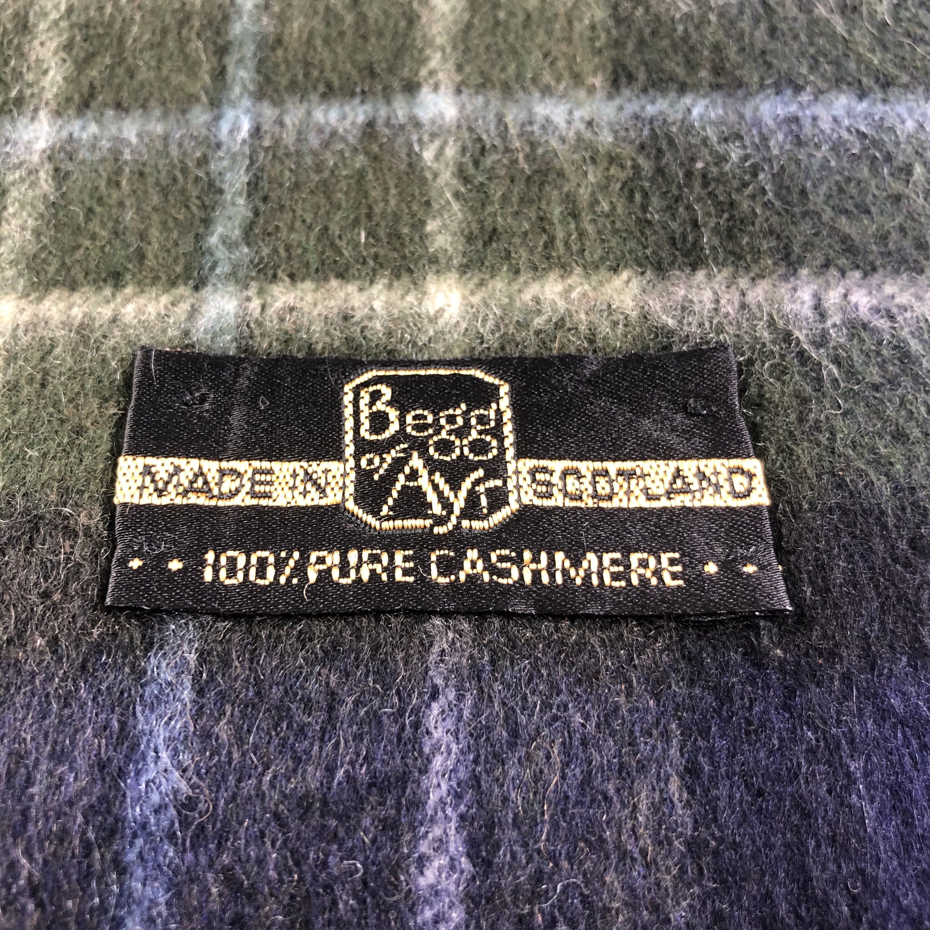 Begg x Co Begg of Ayre Tartan Cashmere Scarf Muffler V1124 Size ONE SIZE - 4 Thumbnail