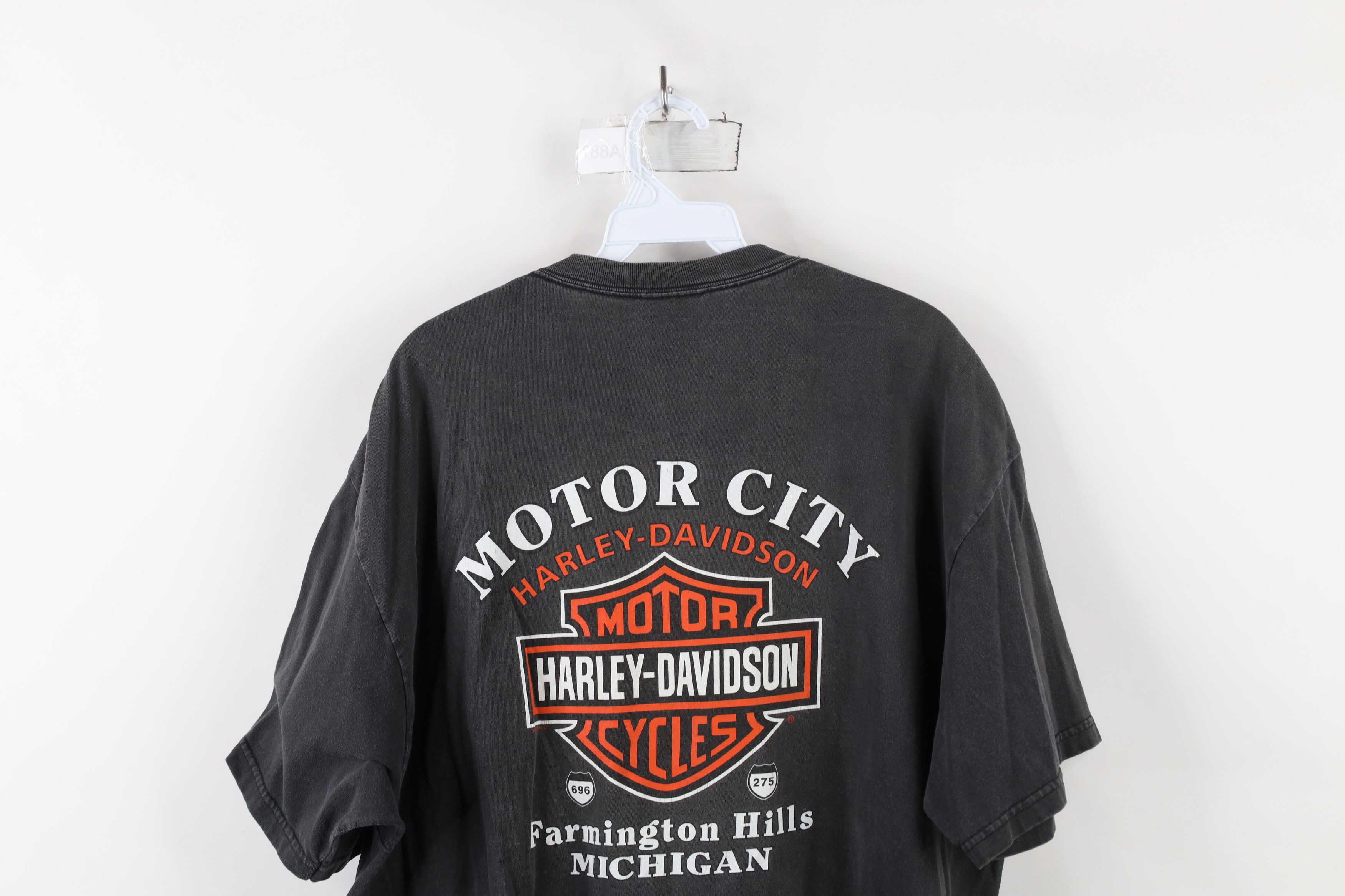 Harley Davidson × Vintage Vintage Y2K 2001 Harley Davidson the Wild T-Shirt Black USA Size US XL / EU 56 / 4 - 12 Thumbnail