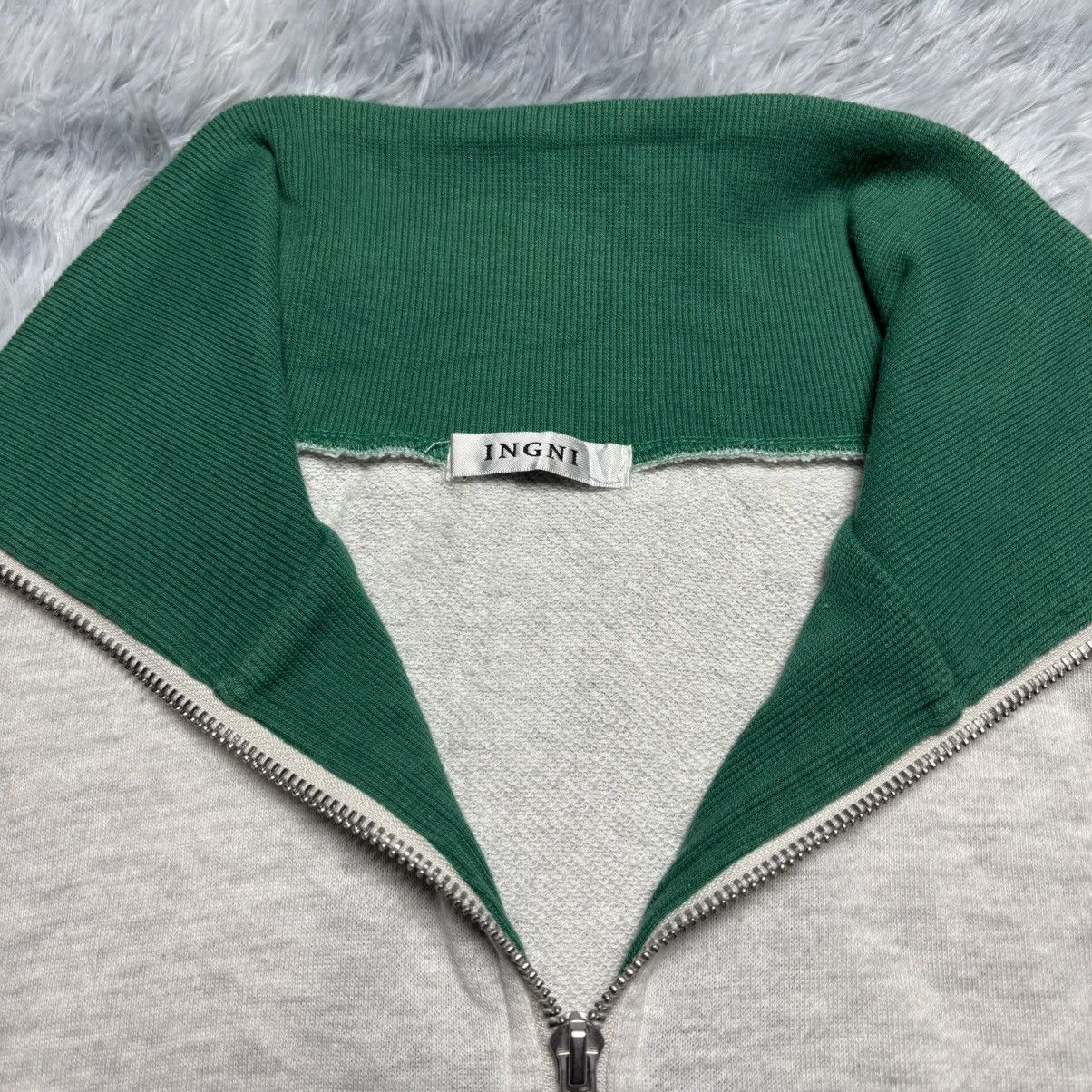 Other INGNI Memphis Half-Zip Sweatshirt Oversized Fit Size M Size US M / EU 48-50 / 2 - 3 Thumbnail