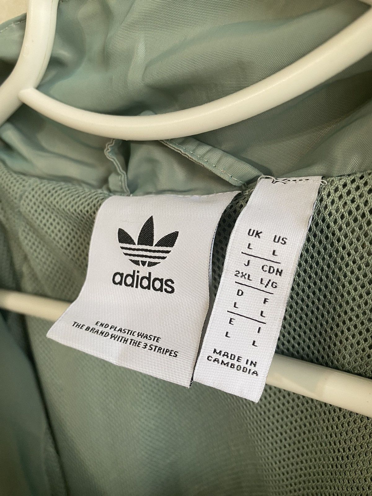Adidas × Vintage Adidas Woven Track Top Jacket Retro Style Size US L / EU 52-54 / 3 - 7 Thumbnail