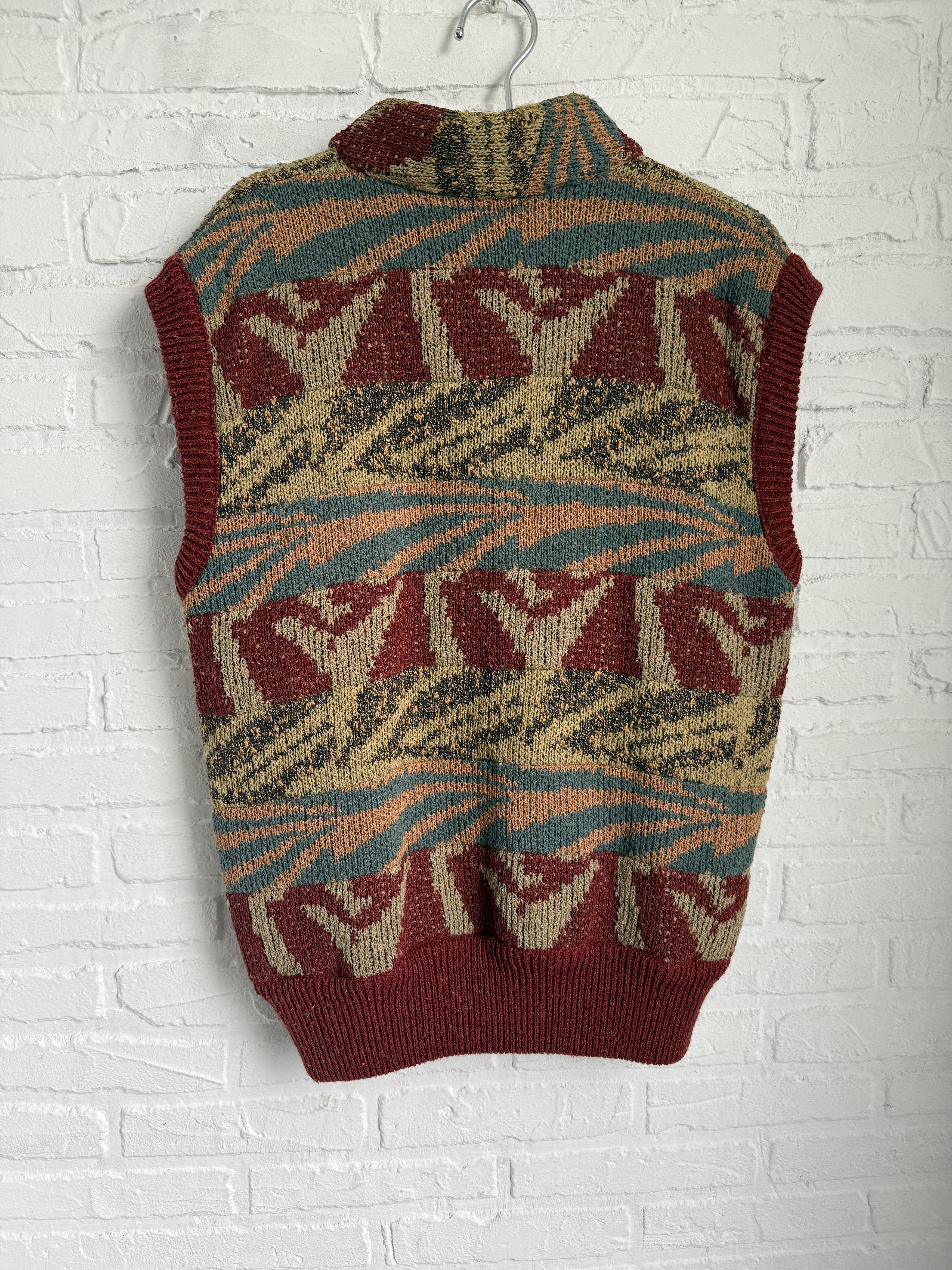 Missoni Vintage Missoni Uomo Reversible Vest Knit & Gilet jacket Size US S / EU 44-46 / 1 - 5 Thumbnail
