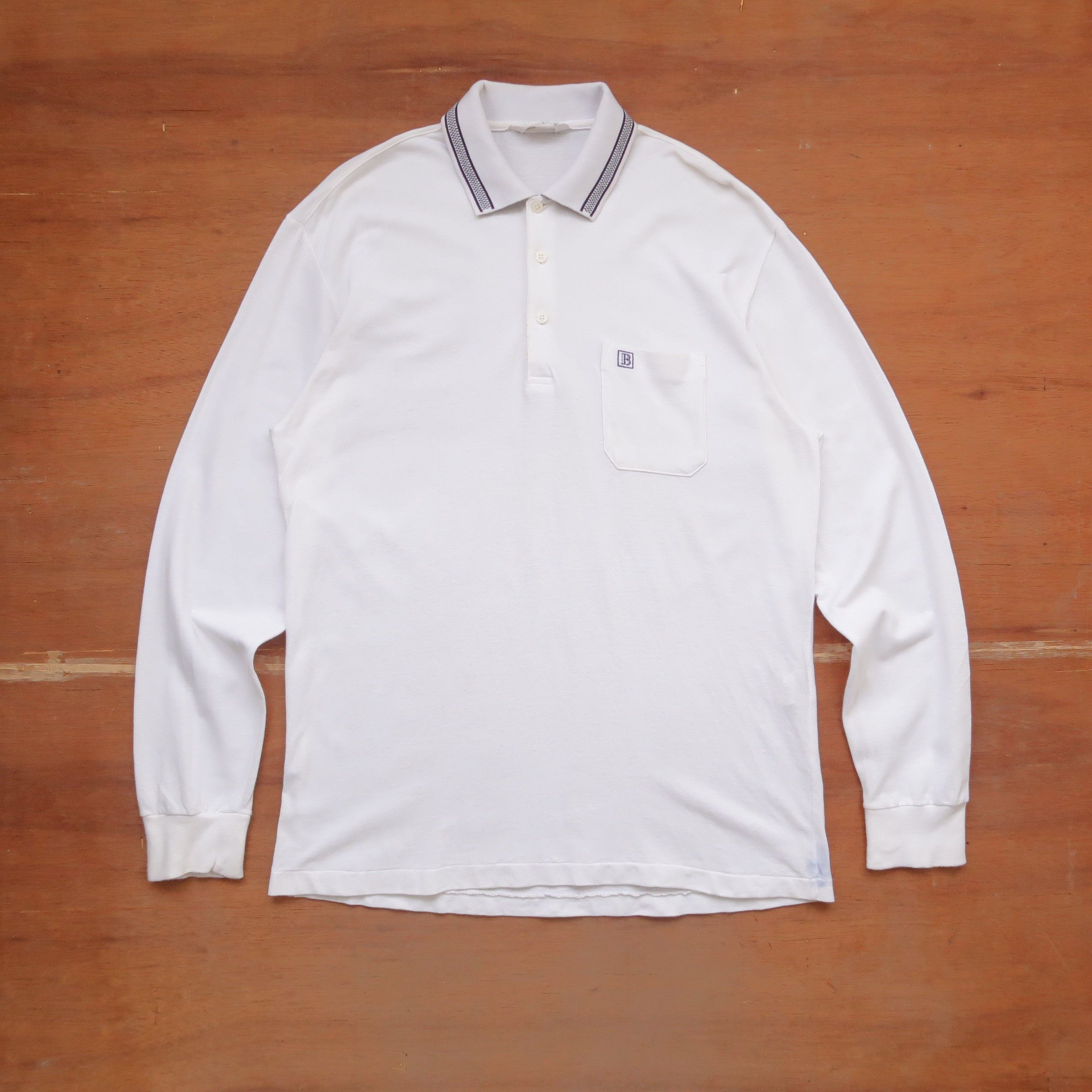 Balmain × Designer × Luxury Vintage Balmain Paris Luxury Collar Rugby ...
