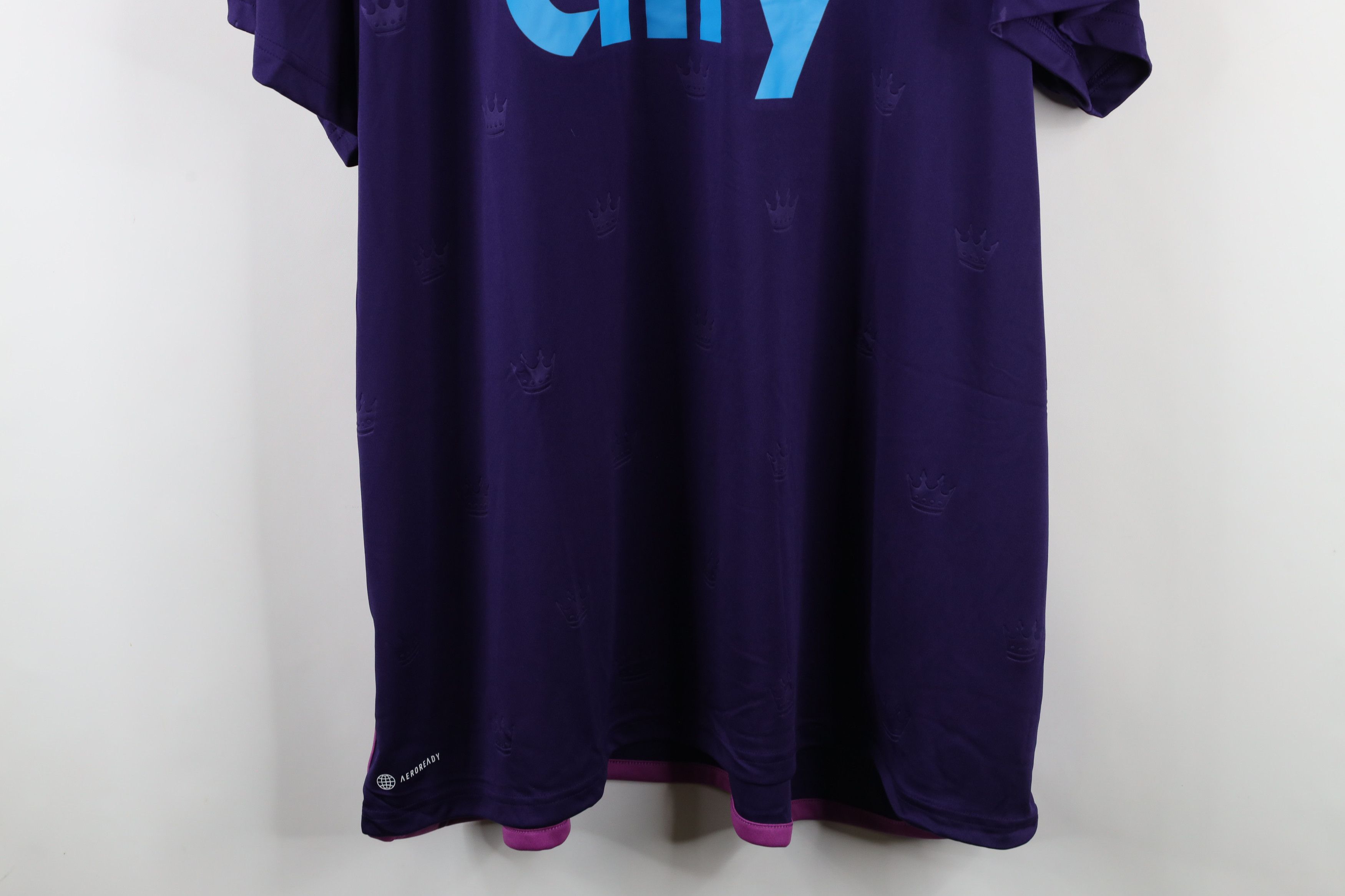 Adidas × Vintage New Adidas Football Club Soccer Jersey Futbol Purple Size US XXL / EU 58 / 5 - 3 Thumbnail
