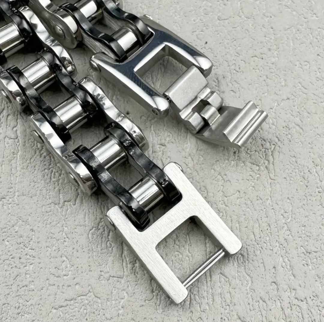 Other Motorcycle Link Chain Rock Bracelet Size ONE SIZE - 3 Thumbnail
