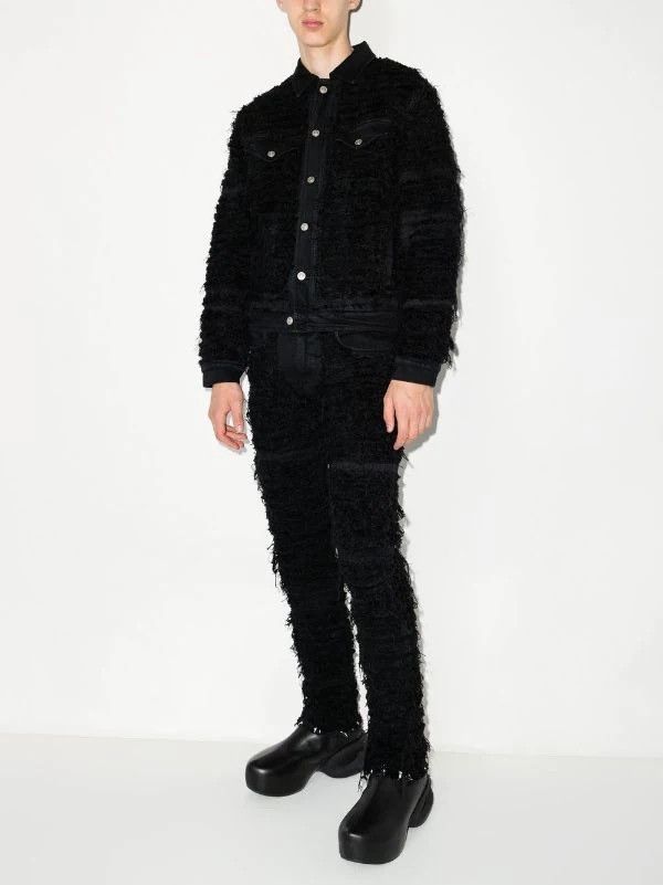 1017 ALYX 9SM × Blackmeans 1017 ALYX 9SM X Blackmeans Distressed Denim Jacket 2000$ Size US L / EU 52-54 / 3 - 2 Thumbnail