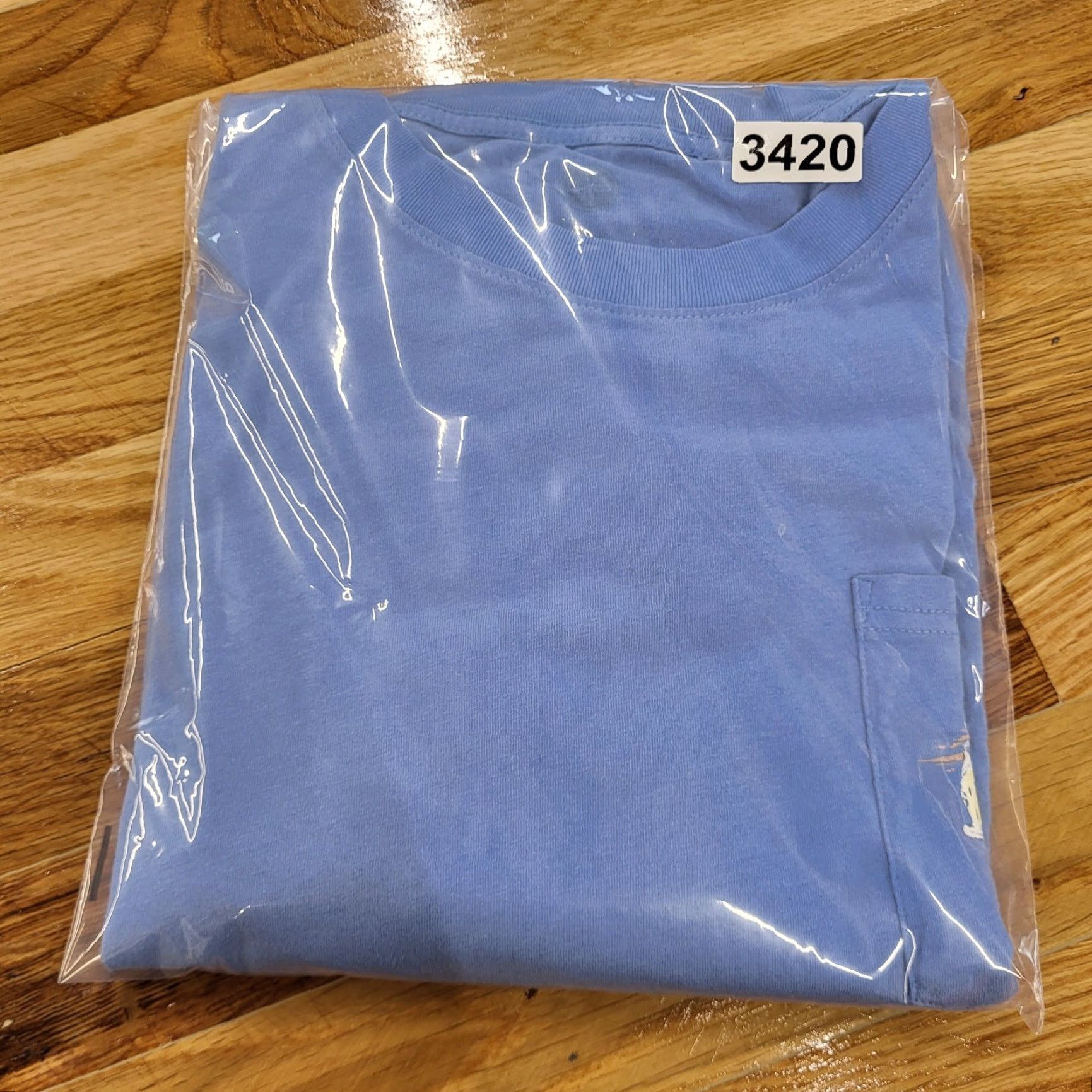 Vintage Lauren James T-Shirt Women 2XL Blue Pocket SeerSucker Sunset VW Van Surf Graphic Print Short Sleeve Crew Neck Casual Baggy? Size XXL / US 16-18 / IT 52-54 - 8 Thumbnail