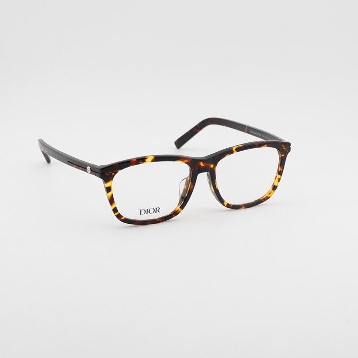 Dior Dior DIORESSENTIALO S2F 2400 Eyeglasses Havana 54mm Square Size ONE SIZE - 1 Thumbnail