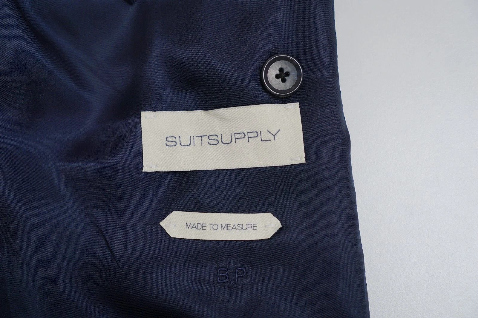 Suitsupply Men Suitsupply Blazer Double Breasted Peak Lazio Blue US36 Size 36R - 4 Thumbnail