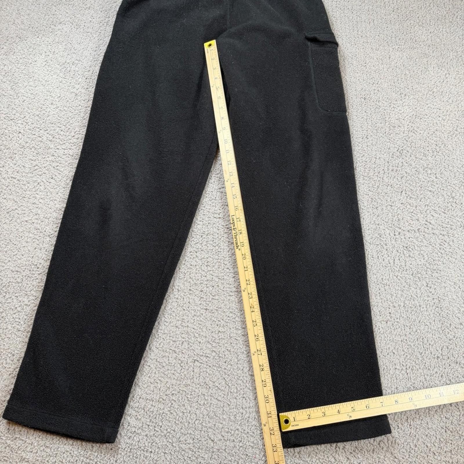Other Vintage Any Mountain Gear Black Fleece Pants M Made in USA Size US 32 / EU 48 - 4 Thumbnail