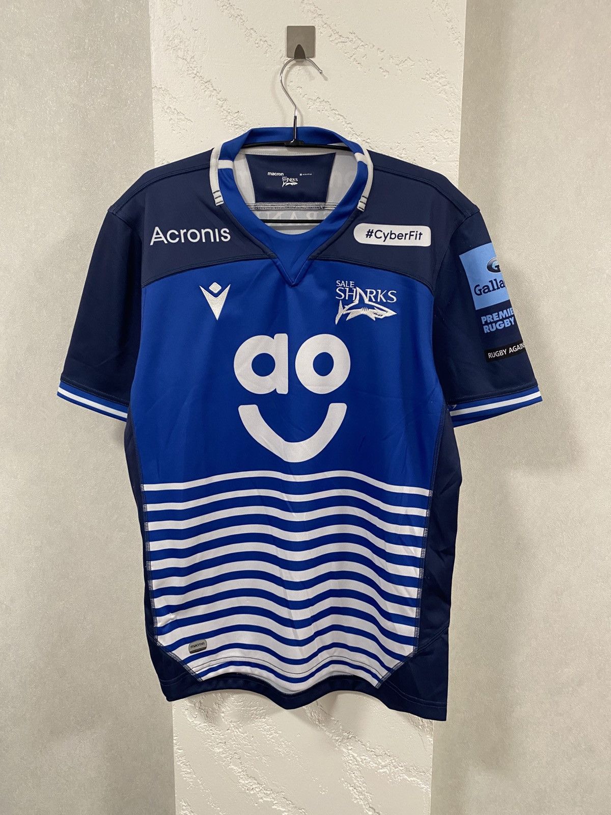 Macron Sale Sharks Rugby Home Jersey 2021 2022 Macron Size: M Size US M / EU 48-50 / 2 - 1 Thumbnail