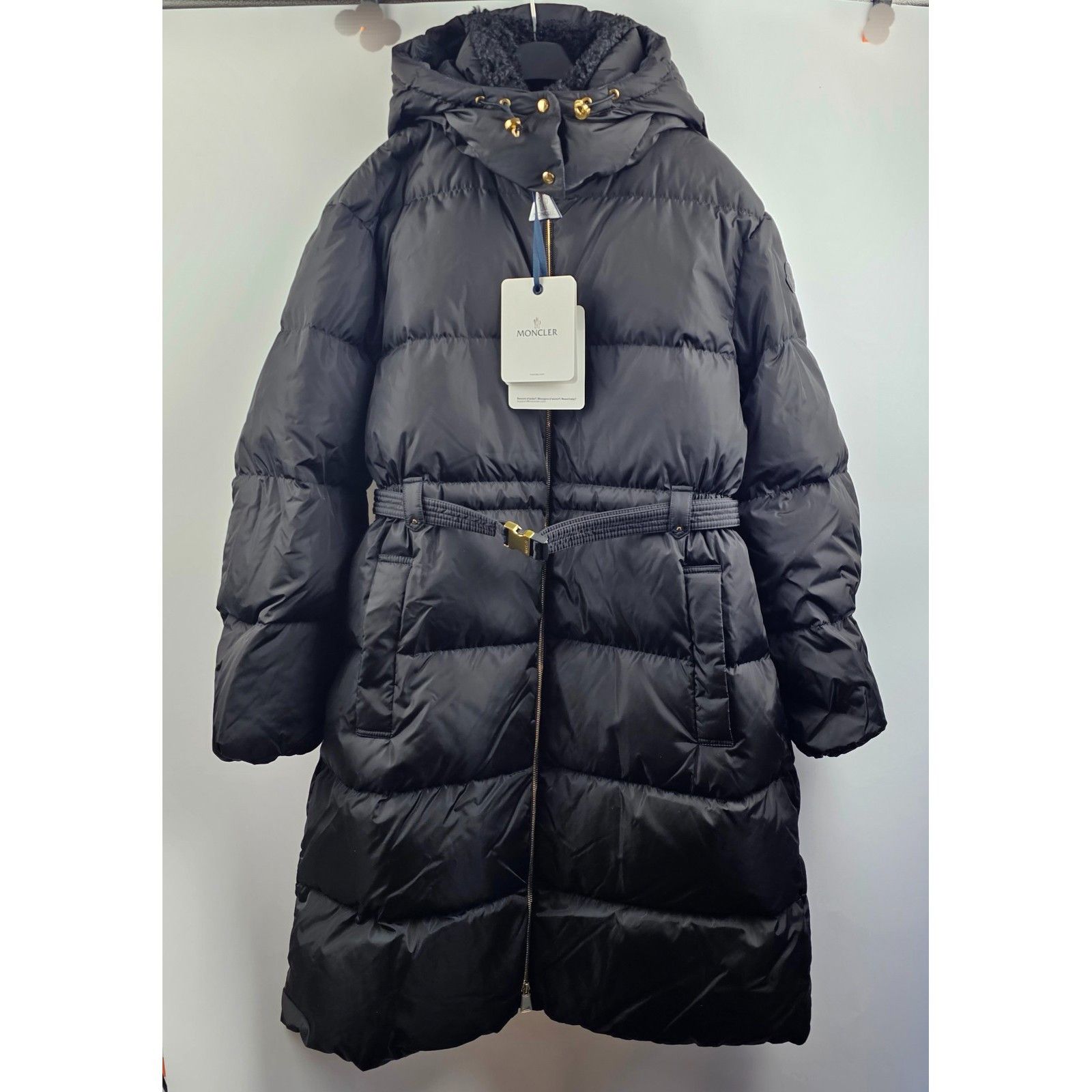 MONCLER Briant $3350 Women's Black Down Jacket New (Women's
