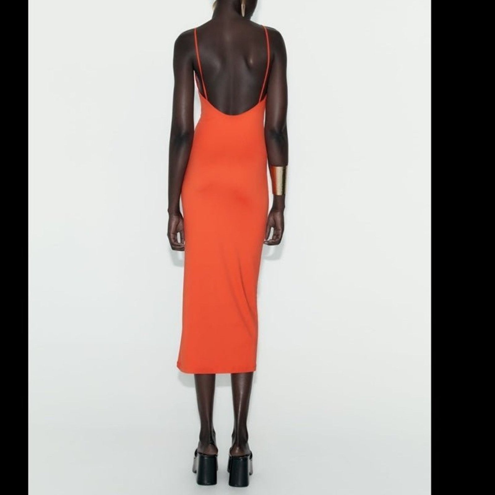 Zara ZARA FITTED LONG TANK DRESS - Size S - BRAND NEW Size S / US 4 / IT 40 - 6 Thumbnail