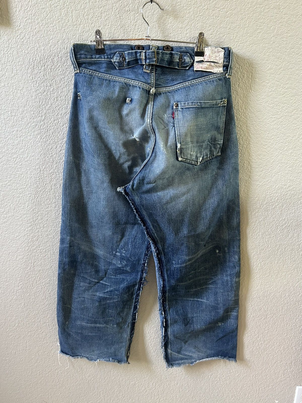 Crazy Rare Evisu Genes Buckleback Double Knee Selvedge Jeans
