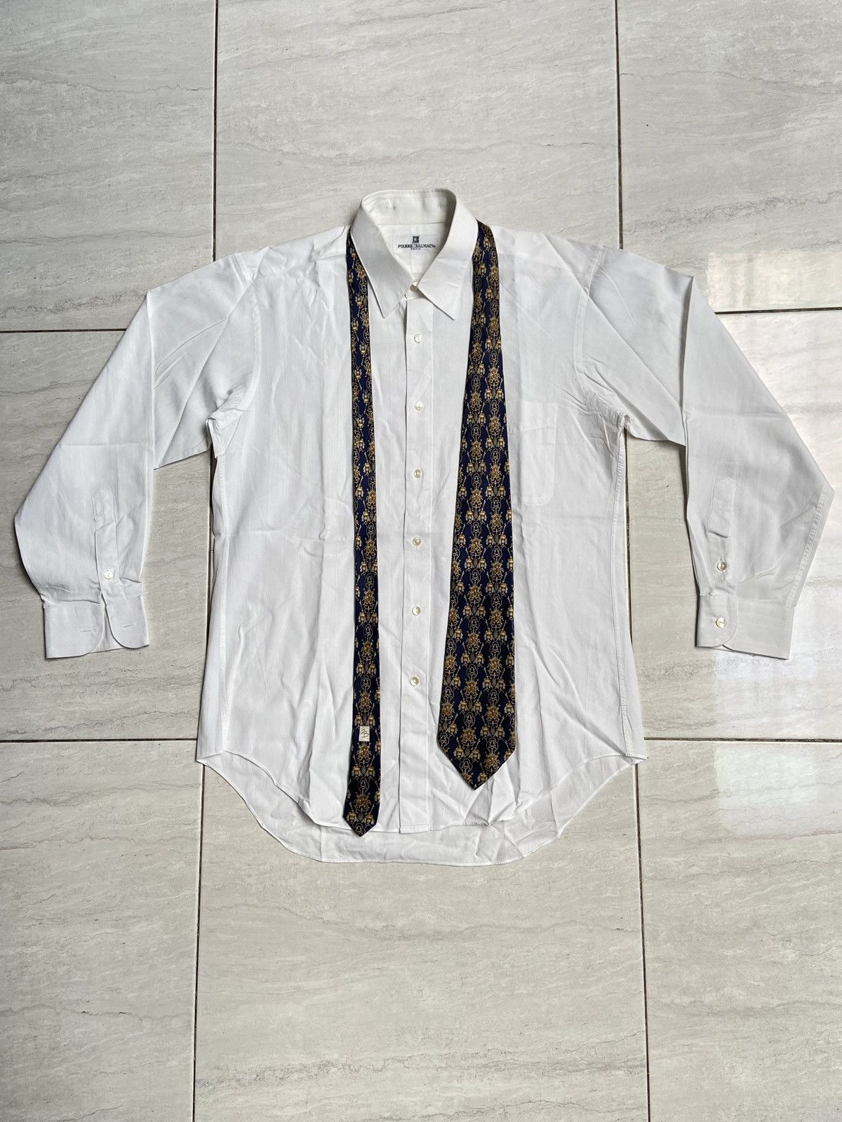 Pierre Balmain PIERRE BALMAIN Paris White Shirt Size US S / EU 44-46 / 1 - 6 Thumbnail