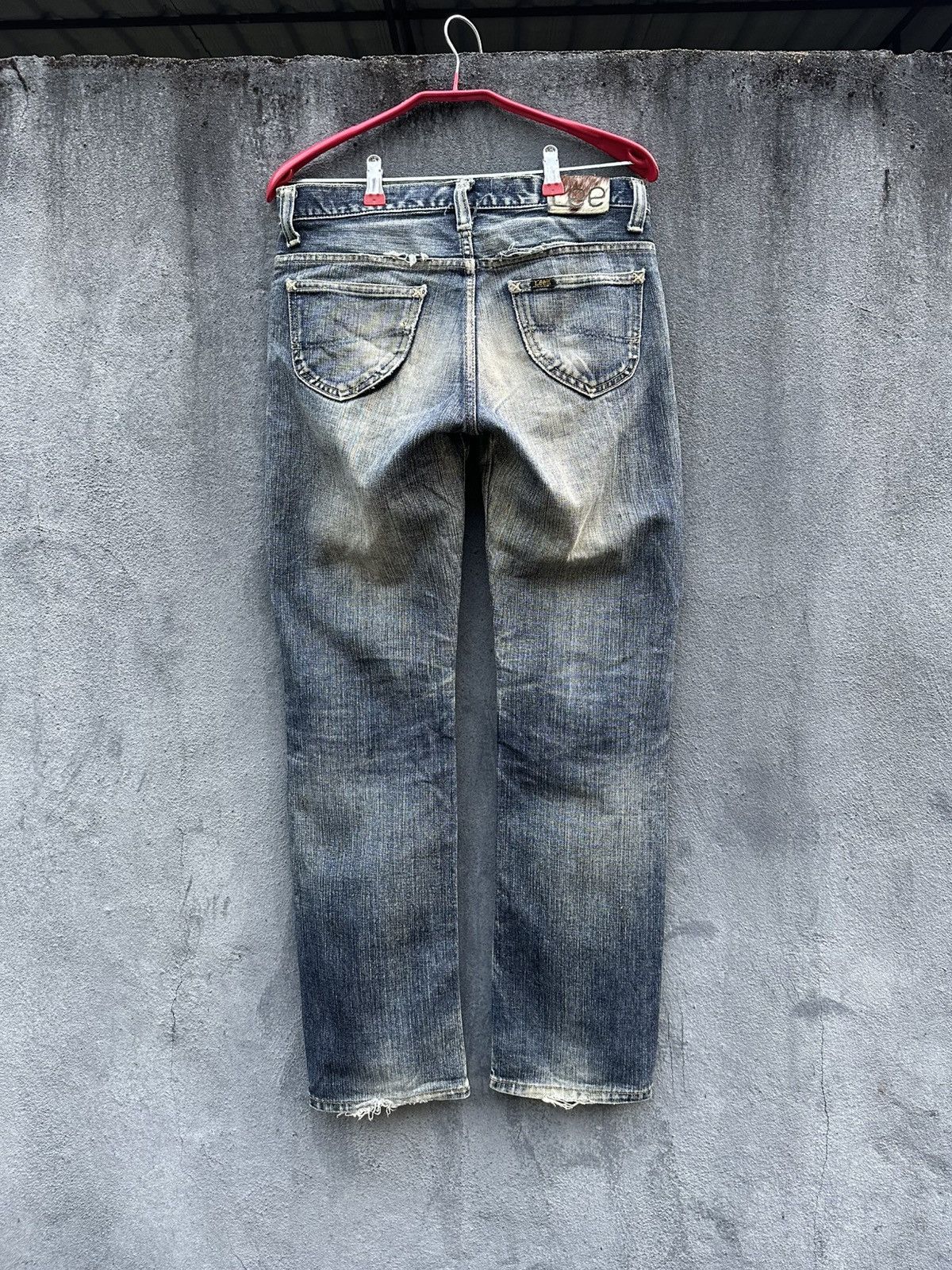 Lee 👹Vintage Lee Riders Washed Straight Cut Jeans Size US 27 - 6 Thumbnail