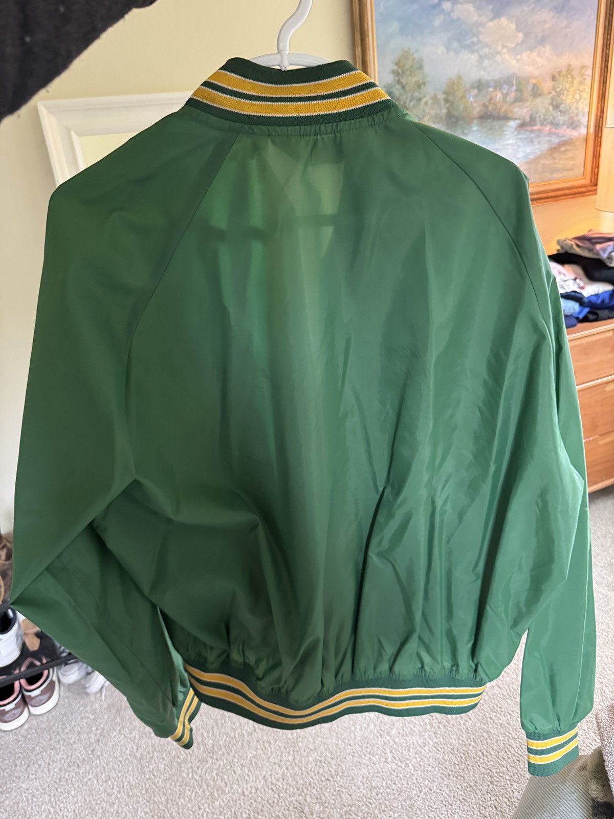 Chalk Line × MLB Chalk Line Vintage Oakland A’s Bomber Size US XL / EU 56 / 4 - 2 Thumbnail