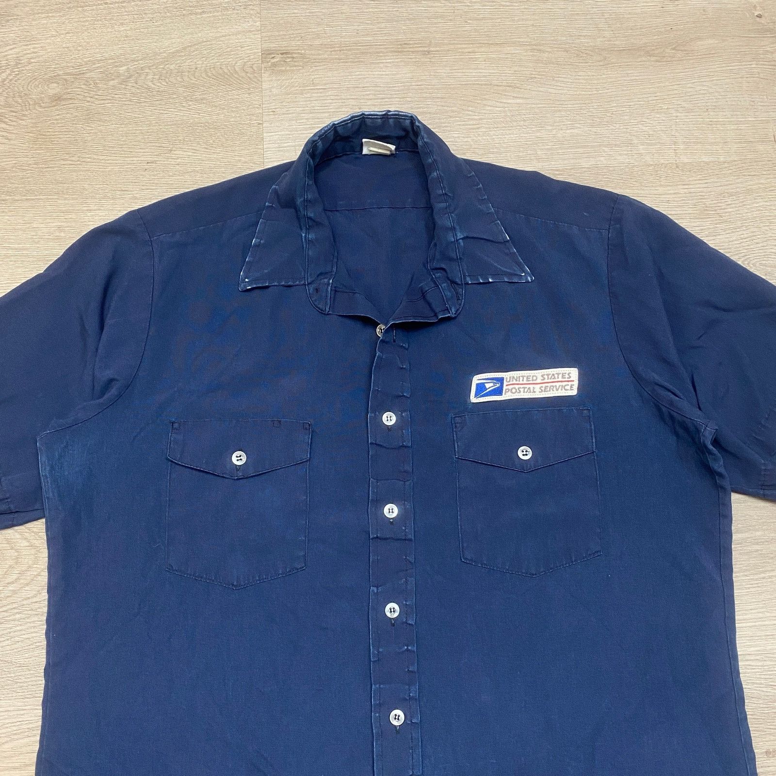 Anti Social Social Club Vintage USPS Mailman Uniform Button Up Shirt Men's XL Size US XL / EU 56 / 4 - 2 Thumbnail